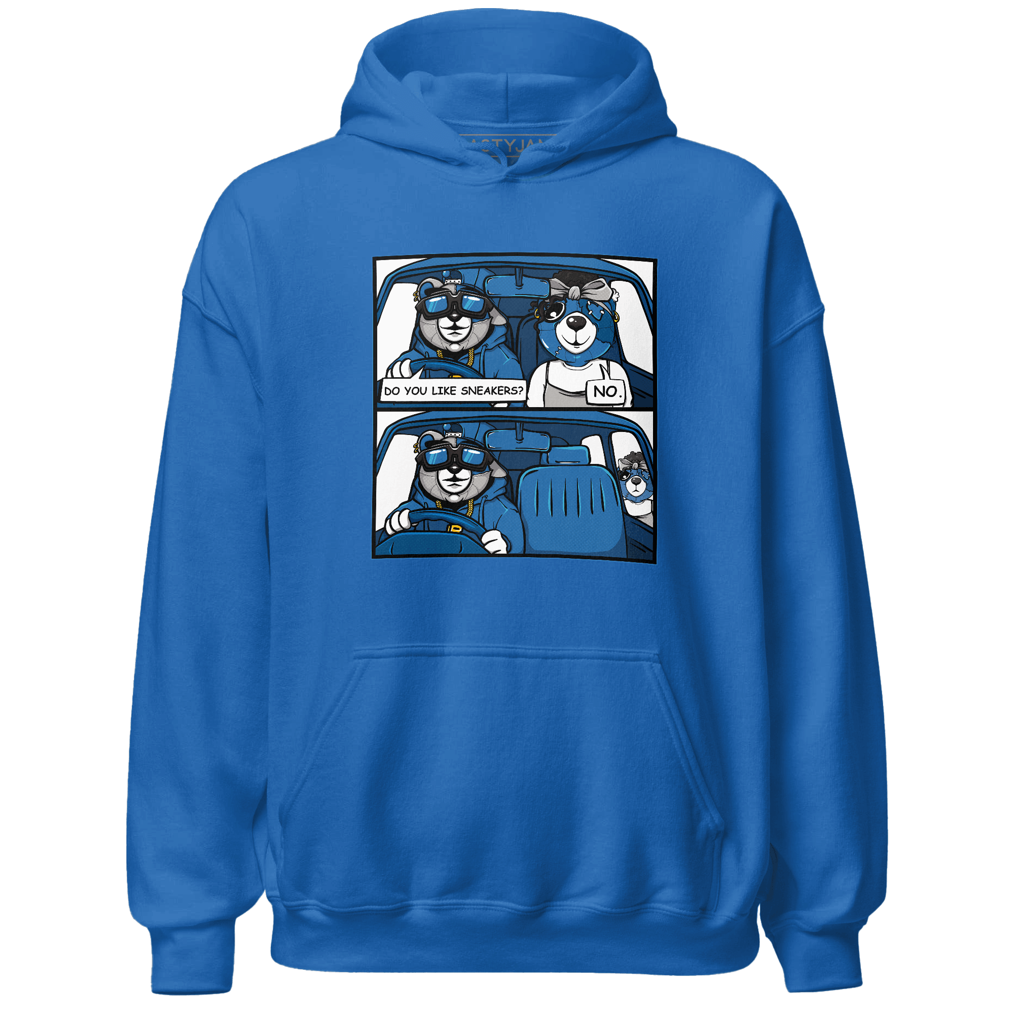 Industrial Blue 4s Hoodie Match Bye Her - NastyJamz