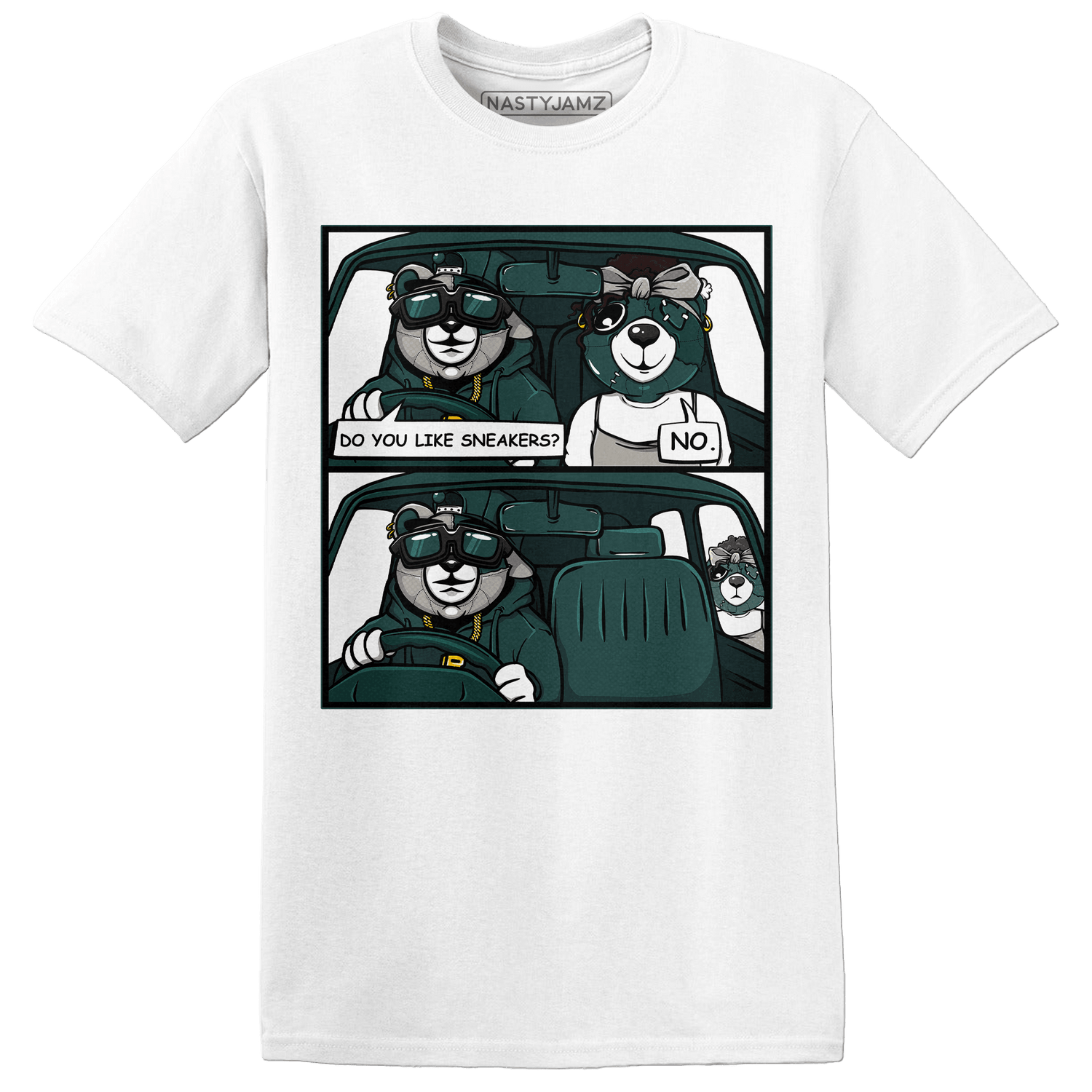 Oxidized Green 4s T Shirt Match Bye Her - NastyJamz