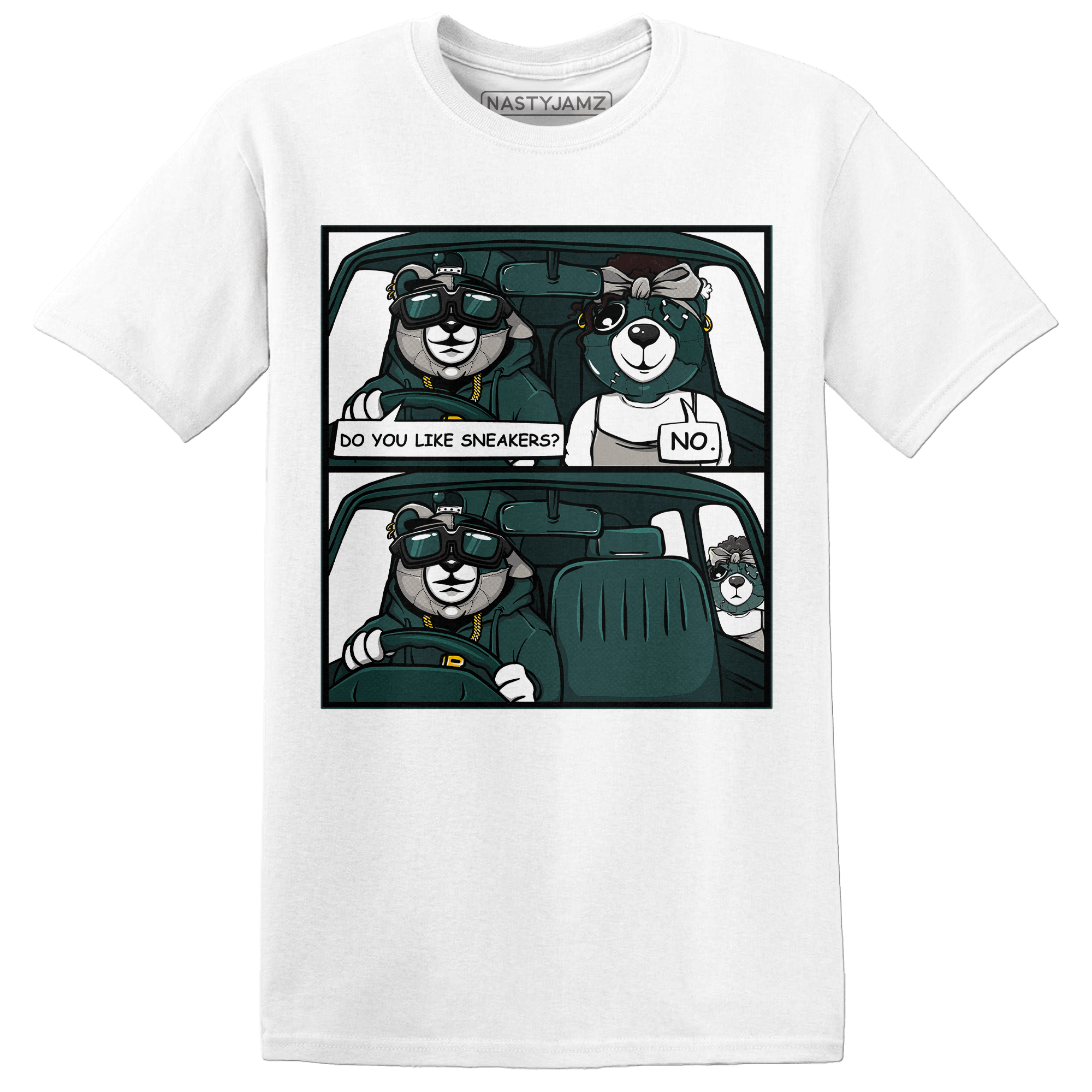 Oxidized Green 4s T Shirt Match Bye Her - NastyJamz