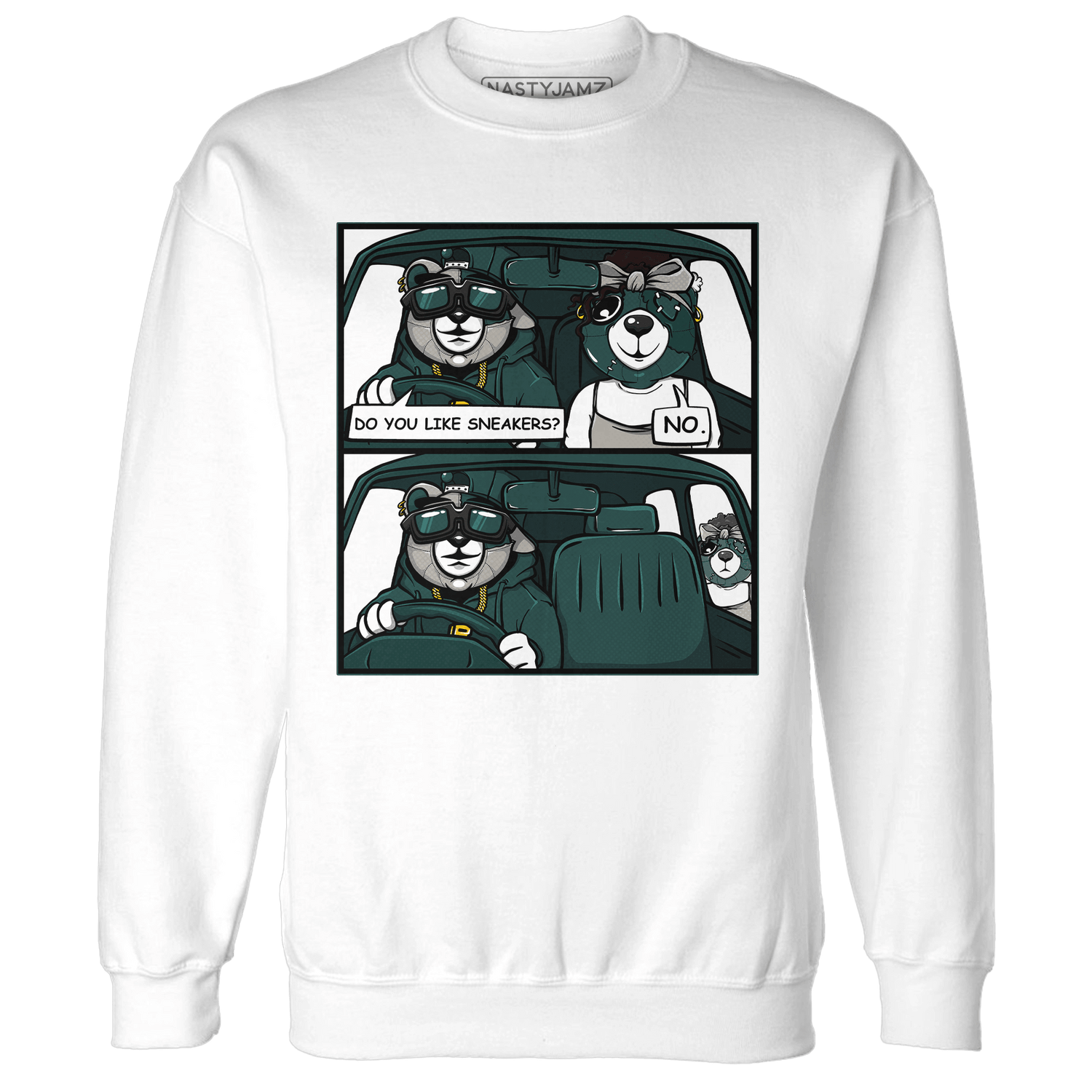 Oxidized Green 4s Sweatshirt Match Bye Her - NastyJamz