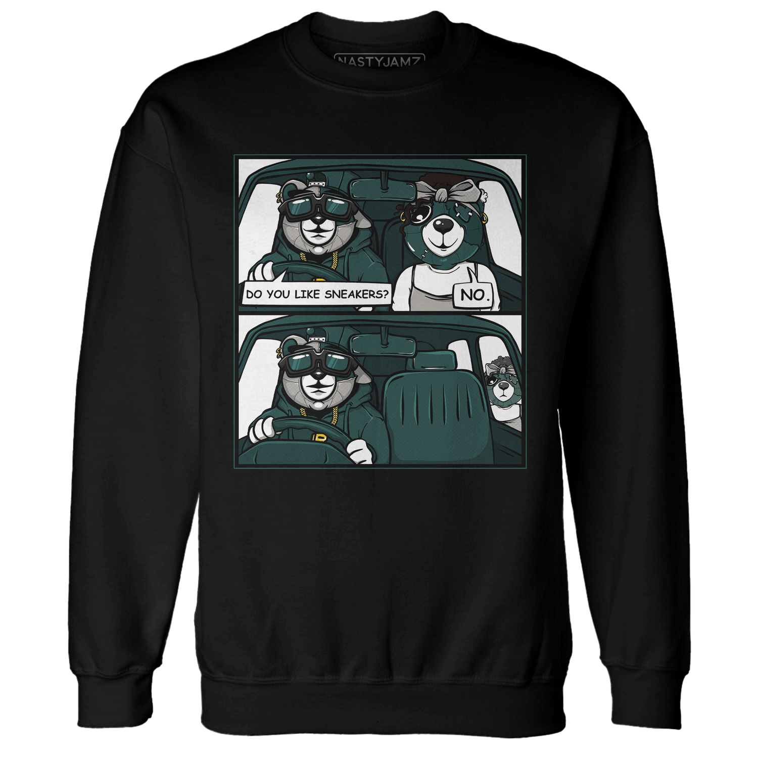 Oxidized Green 4s Sweatshirt Match Bye Her - NastyJamz