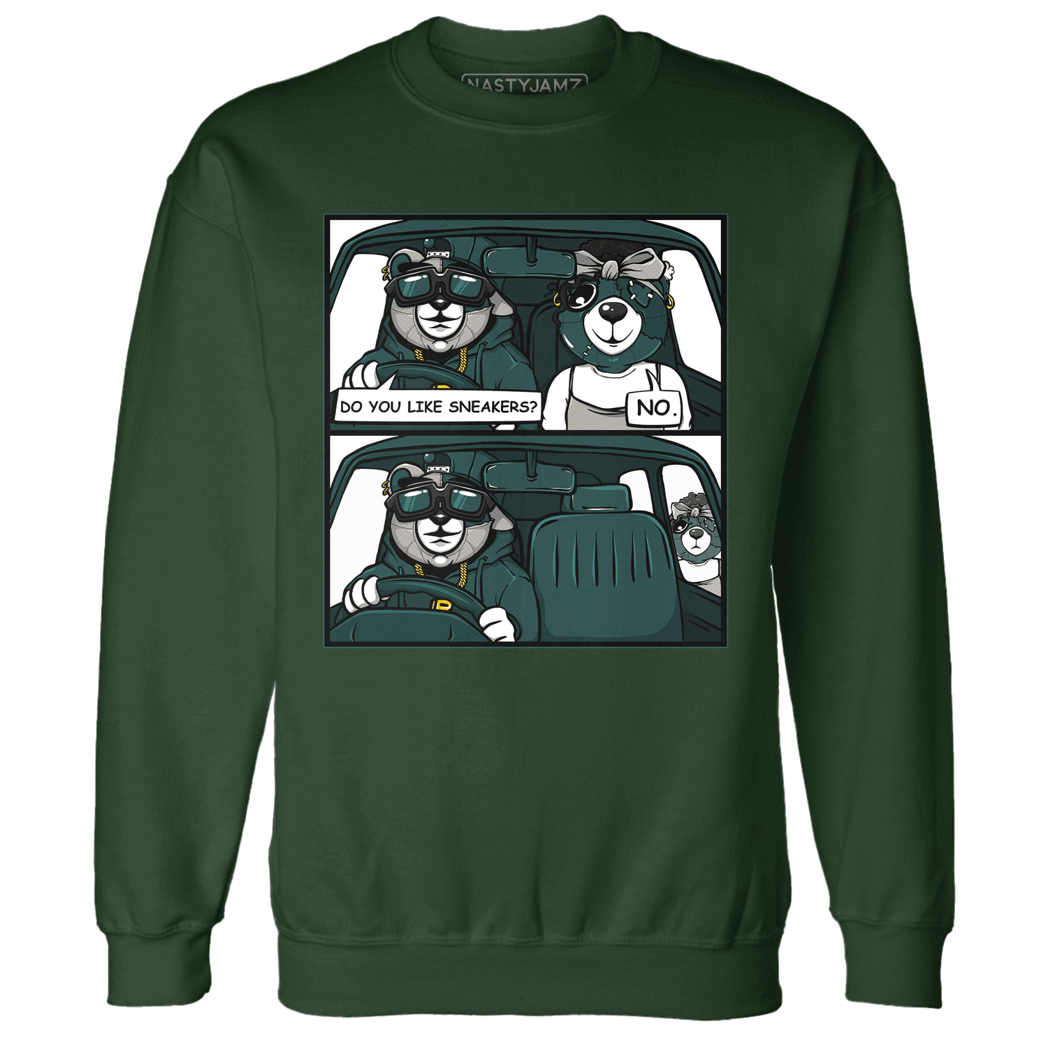 Oxidized Green 4s Sweatshirt Match Bye Her - NastyJamz