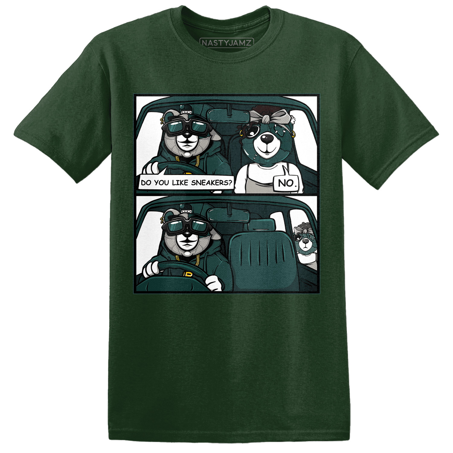 Oxidized Green 4s T Shirt Match Bye Her - NastyJamz