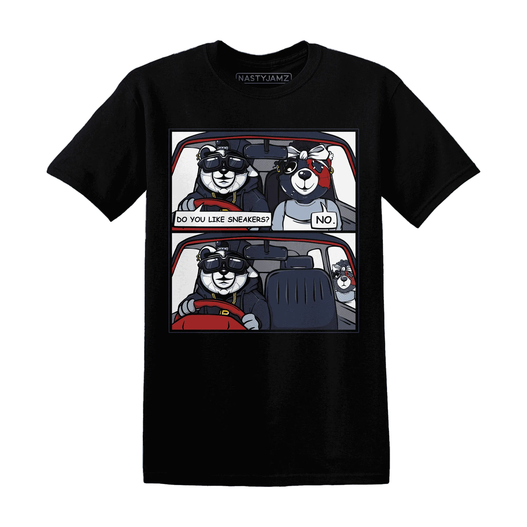 White-Navy-6s-T-Shirt-Match-Bye-Her