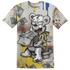 Low OG Canary TVSC 1s T Shirt Match Cash Money 3D All-Over Print Splash Paint - NastyJamz
