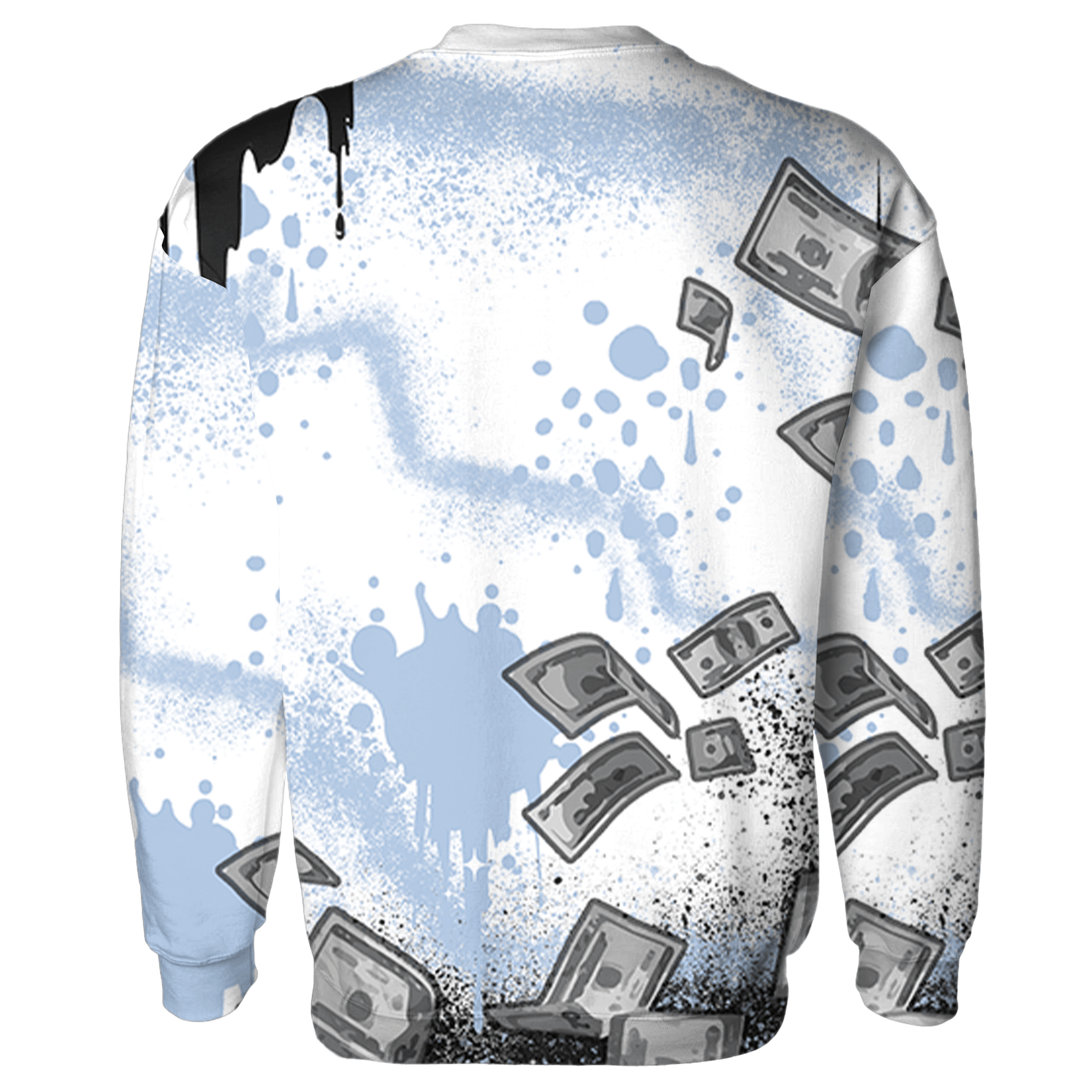Reverse Oreo 6s Sweatshirt Match Cash Money 3D All-Over Print Splash Paint - NastyJamz
