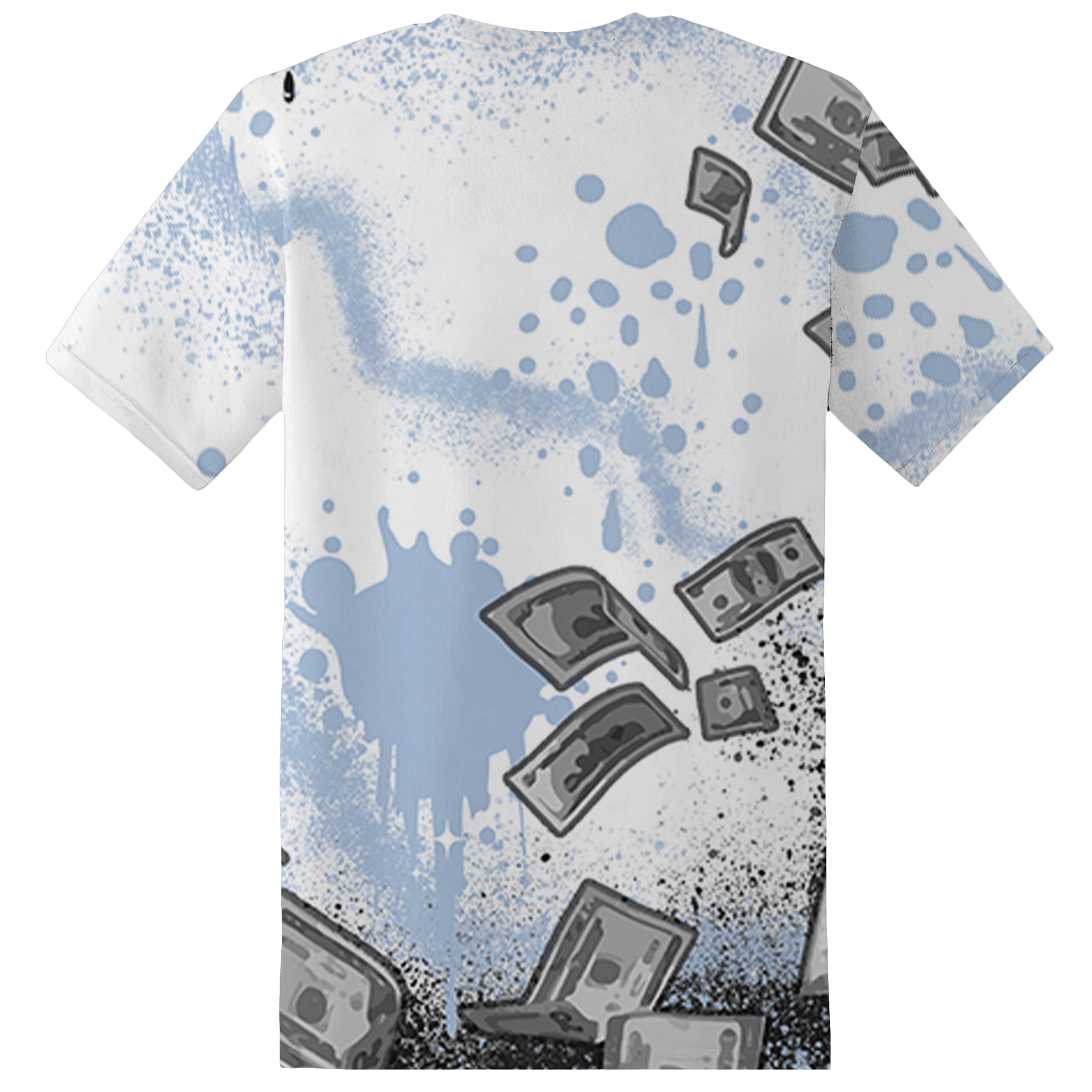 Reverse Oreo 6s T Shirt Match Cash Money 3D All-Over Print Splash Paint - NastyJamz