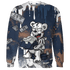 AM 1 86 Jackie RBS Sweatshirt Match Cash Money 3D All-Over Print Splash Paint - NastyJamz
