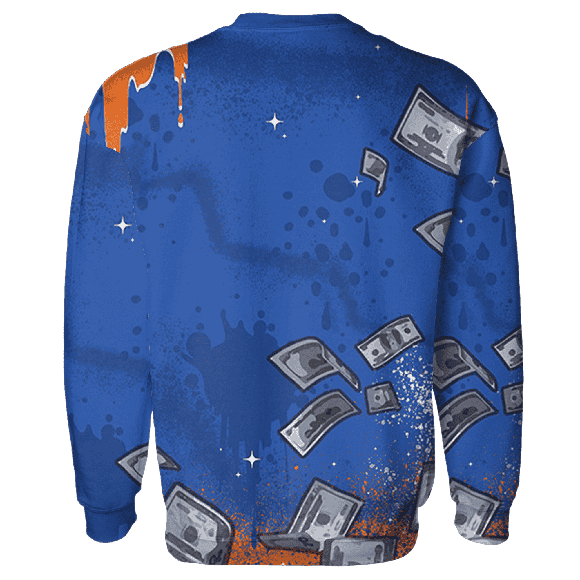 Dunk Low Knicks Sweatshirt Match Cash Money 3D All-Over Print Splash Paint - NastyJamz