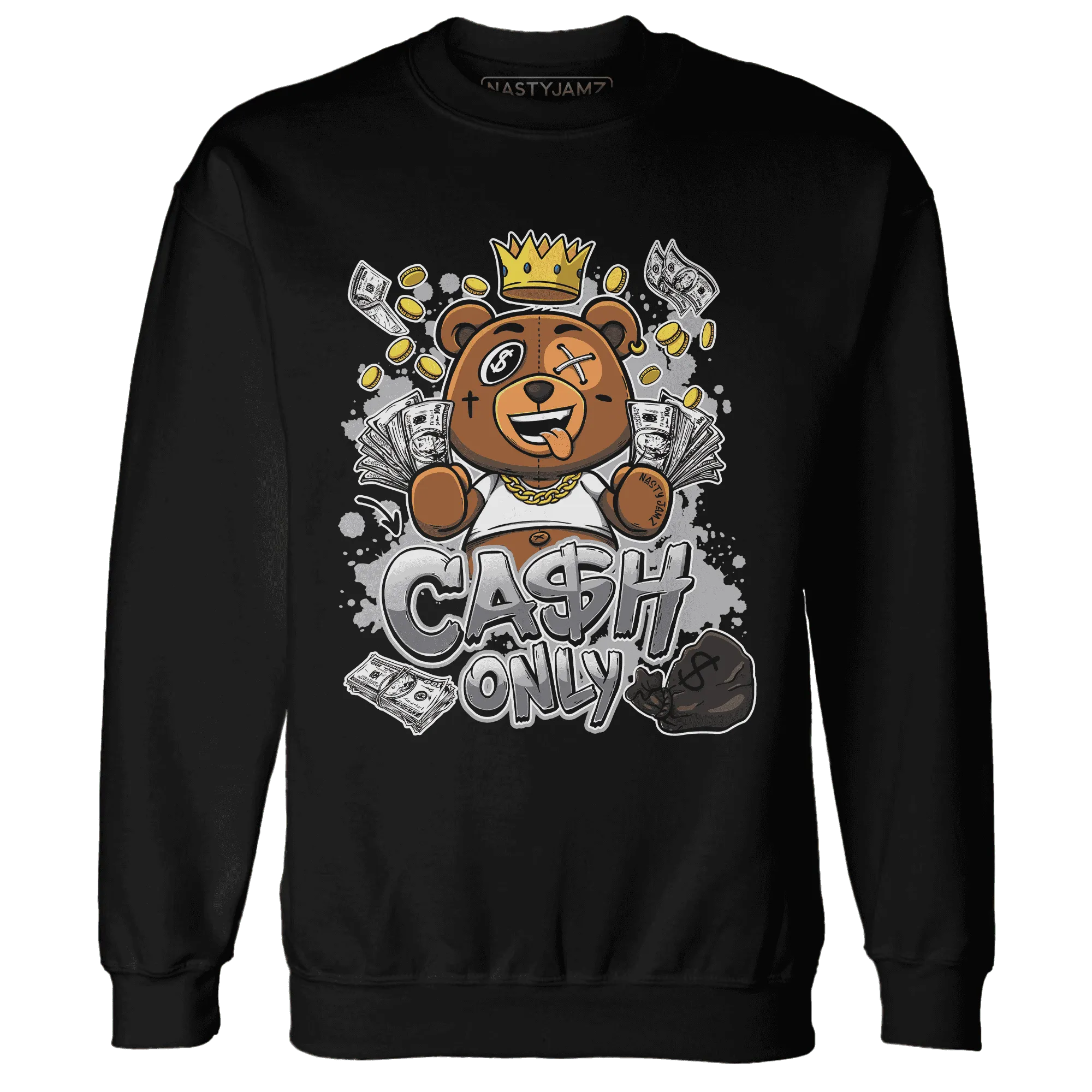 Wolf-Grey-1s-Sweatshirt-Match-Cash-Only-BER