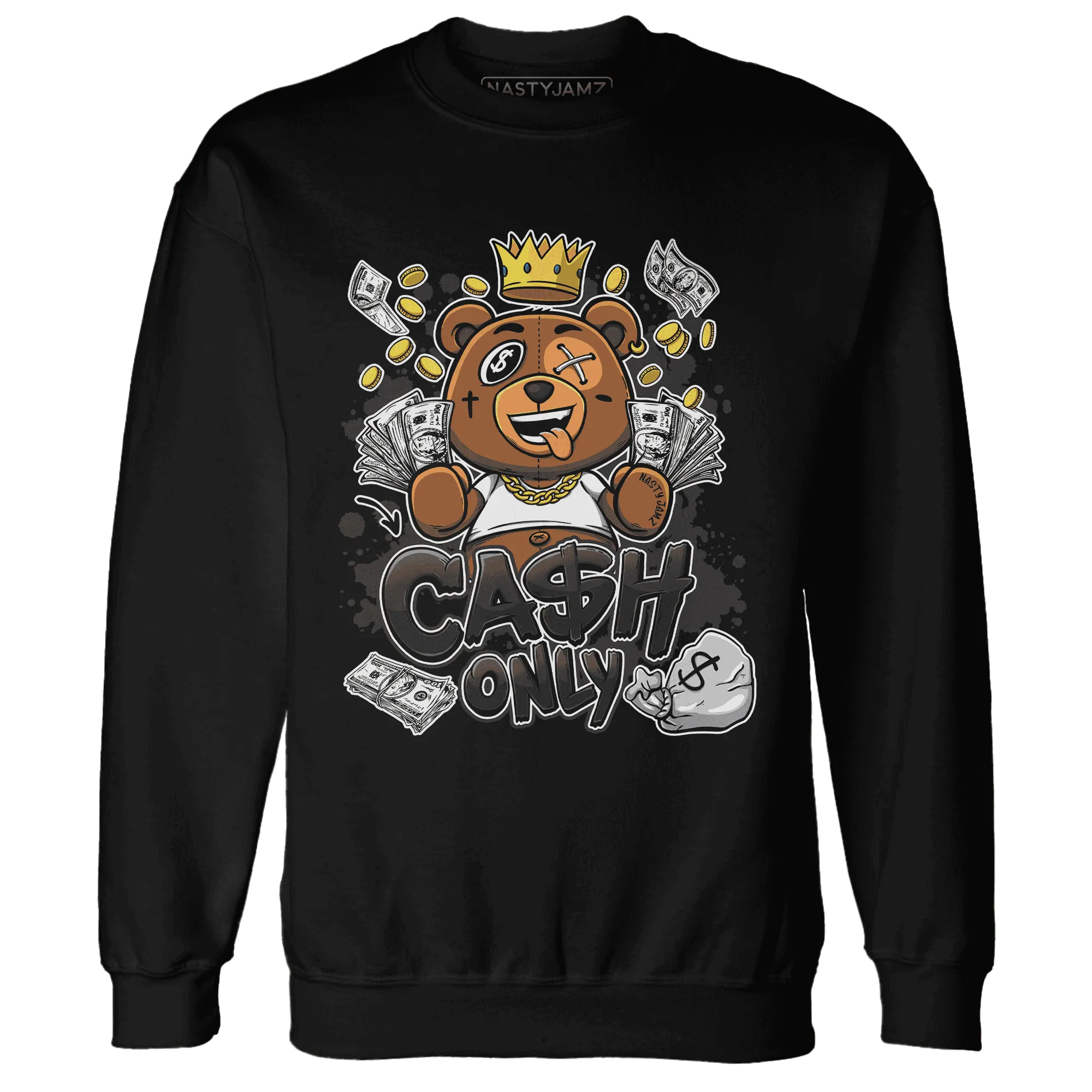 White-Thunder-4s-Sweatshirt-Match-Cash-Only-BER