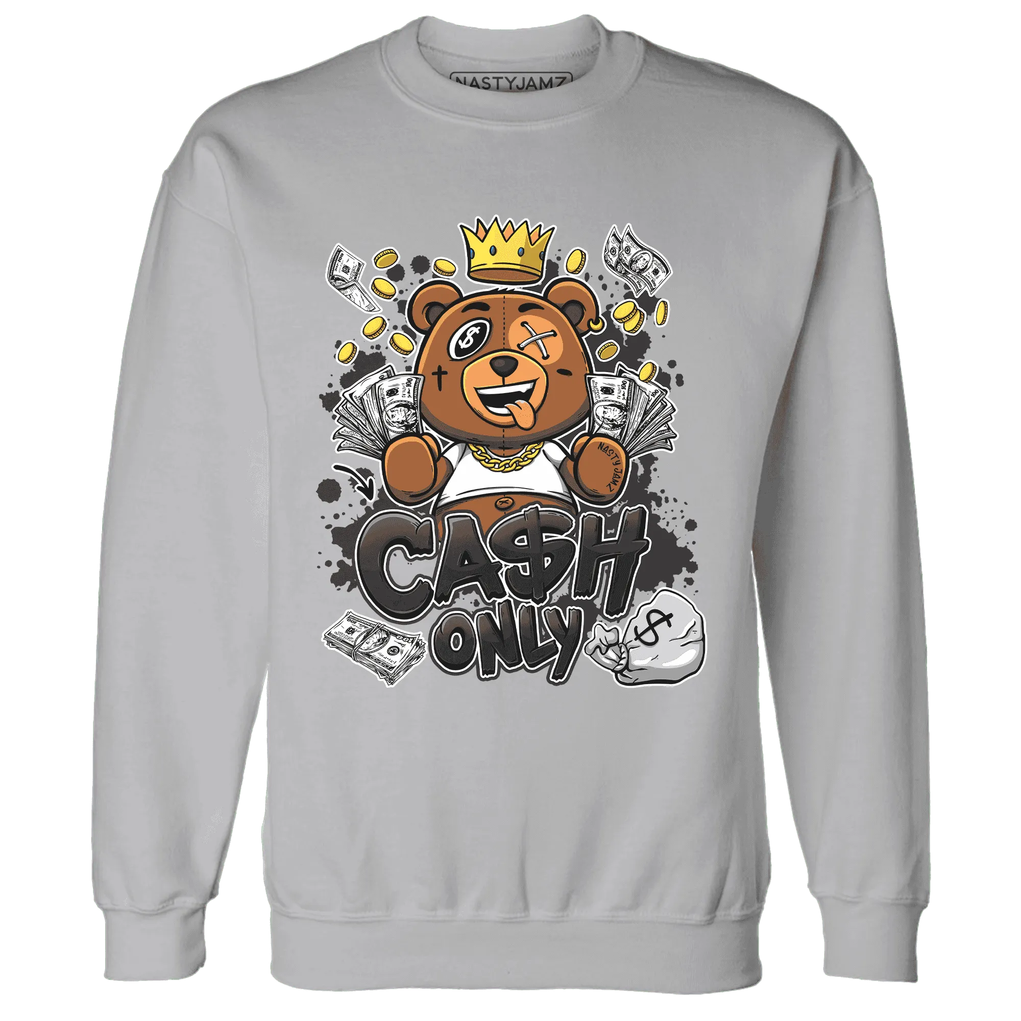 White-Thunder-4s-Sweatshirt-Match-Cash-Only-BER