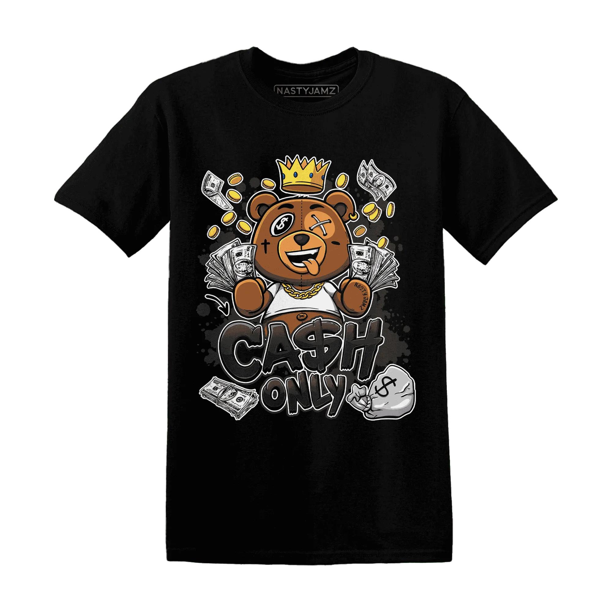 White-Thunder-4s-T-Shirt-Match-Cash-Only-BER