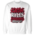 Retro Red Taxi 12s Sweatshirt Match Cash Rule E A M - NastyJamz