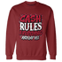 Retro Red Taxi 12s Sweatshirt Match Cash Rule E A M - NastyJamz