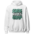 High OG Green Glow 1s Hoodie Match Cash Rule E A M - NastyJamz