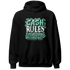 High OG Green Glow 1s Hoodie Match Cash Rule E A M - NastyJamz