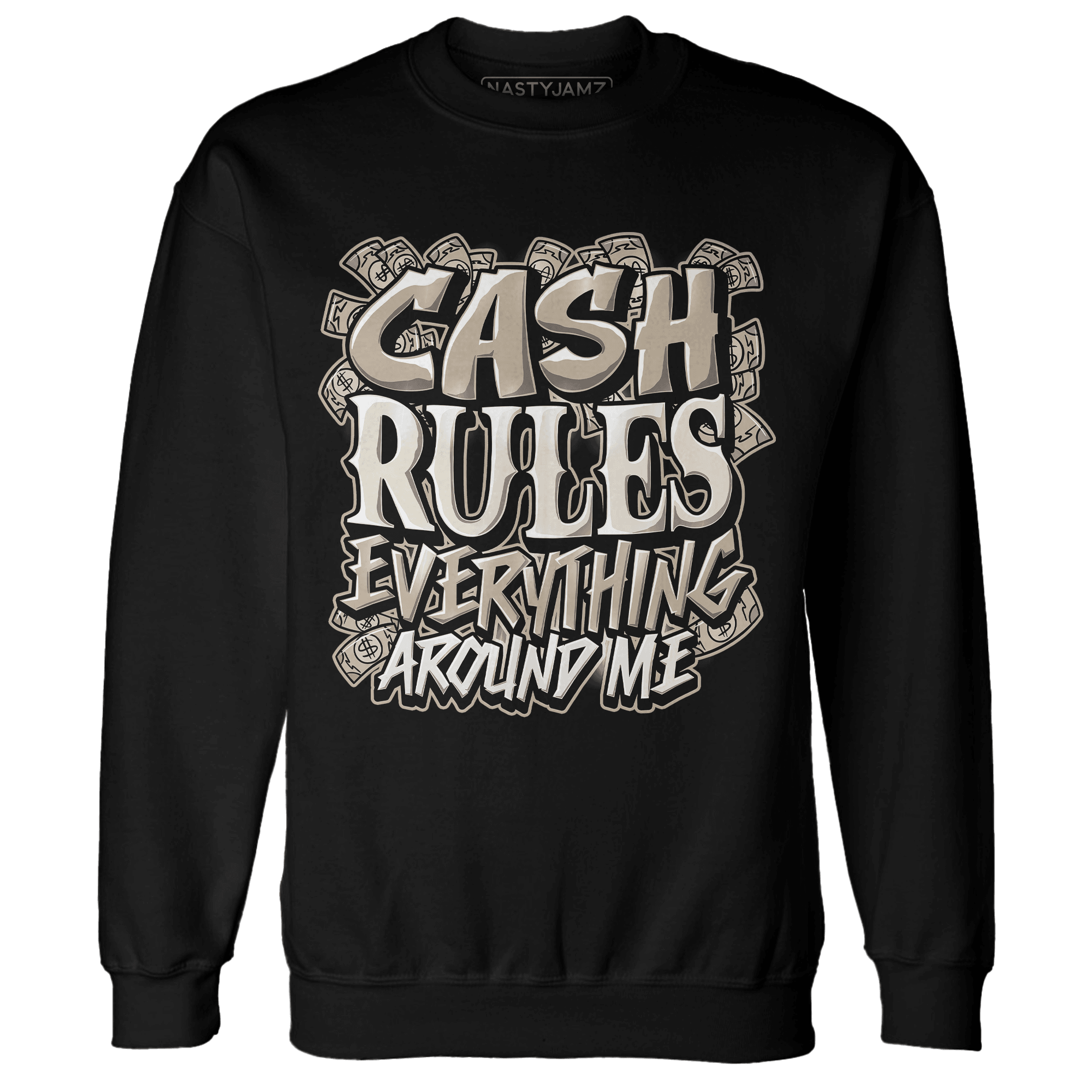 Latte 1s Sweatshirt Match Cash Rule E A M - NastyJamz