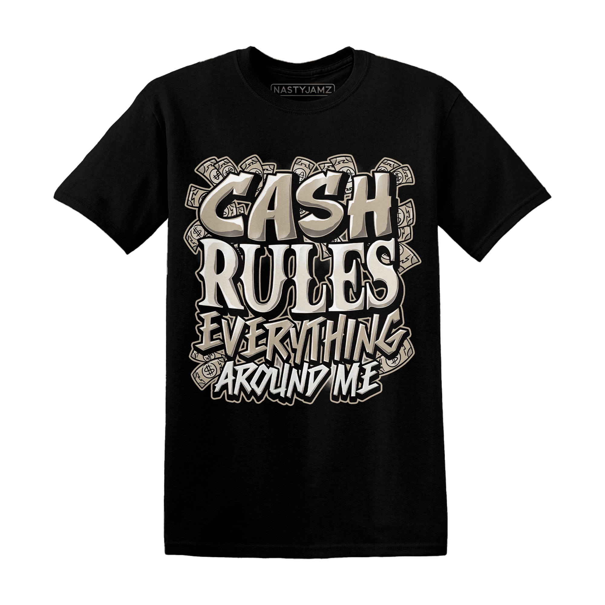 Latte 1s T Shirt Match Cash Rule E A M - NastyJamz