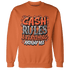 Georgia Peach 3s Sweatshirt Match Cash Rule E A M - NastyJamz