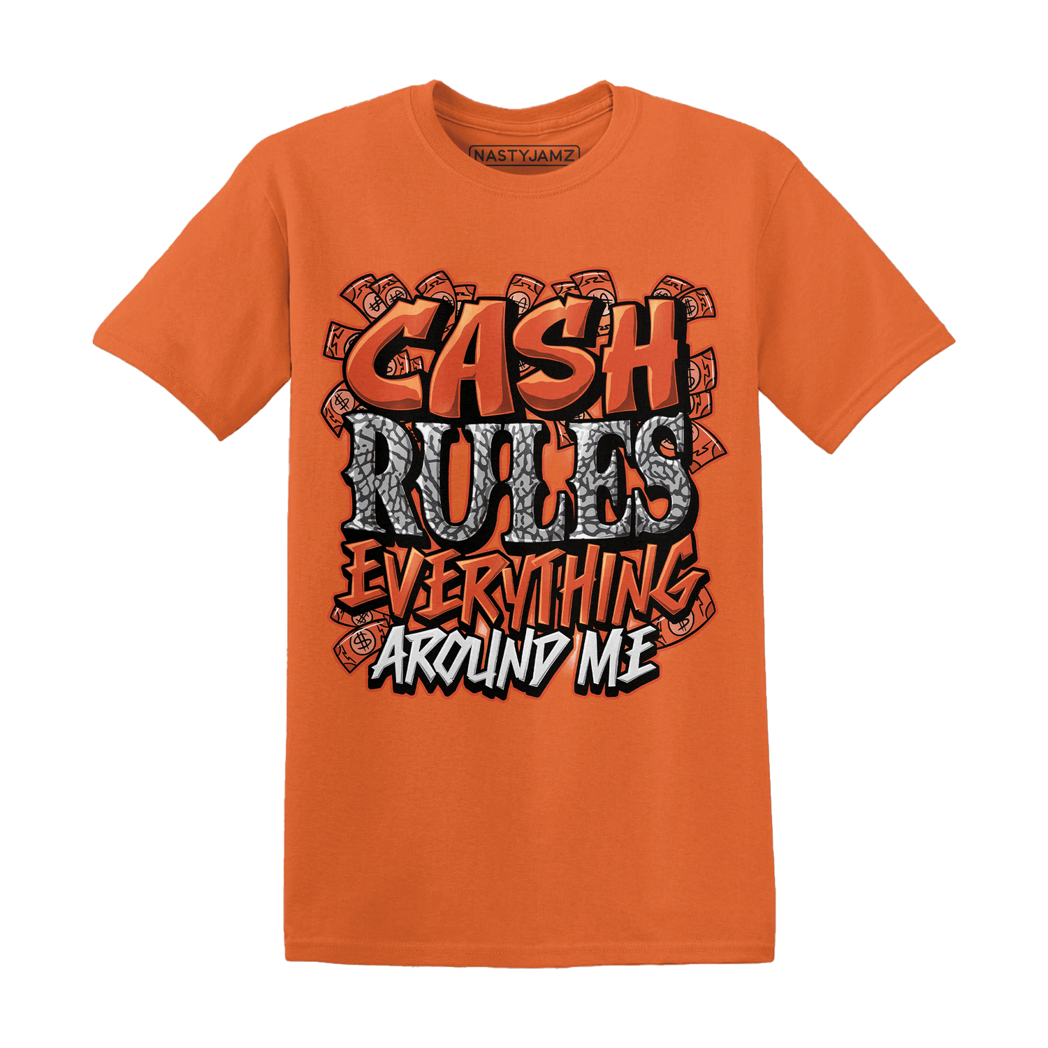 Georgia Peach 3s T Shirt Match Cash Rule E A M - NastyJamz
