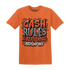 Georgia Peach 3s T Shirt Match Cash Rule E A M - NastyJamz