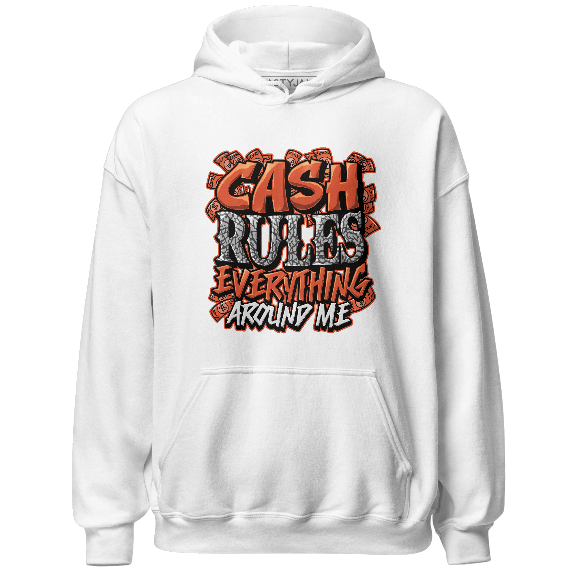 Georgia Peach 3s Hoodie Match Cash Rule E A M - NastyJamz