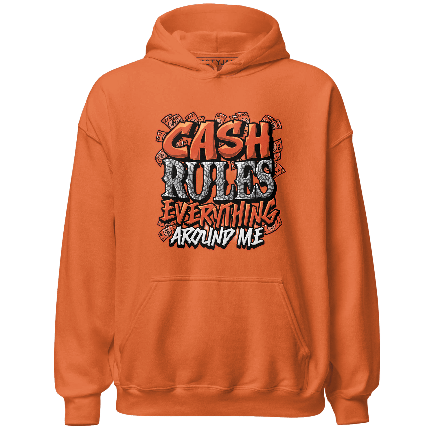 Georgia Peach 3s Hoodie Match Cash Rule E A M - NastyJamz