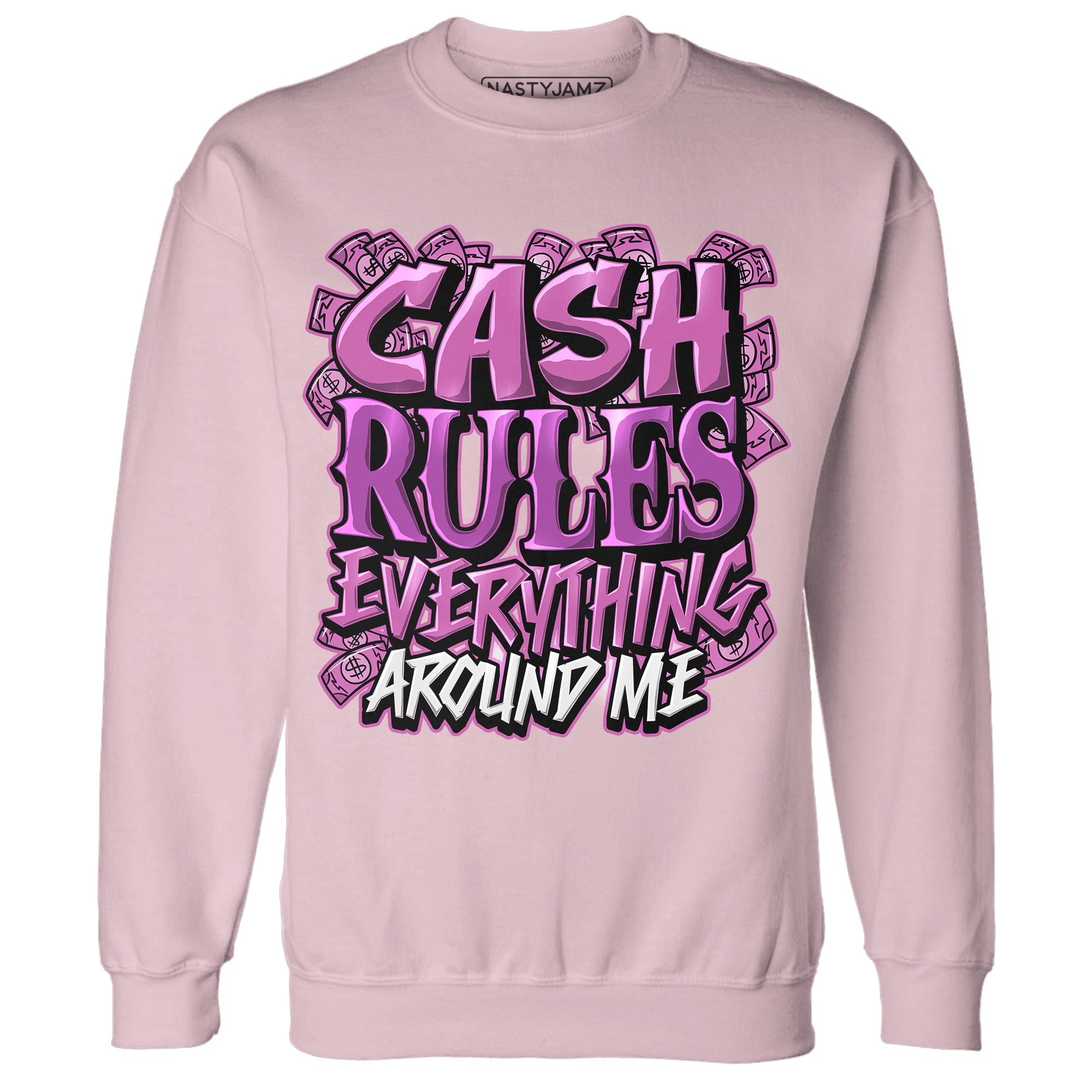 GS Hyper Violet 4s Sweatshirt Match Cash Rule E A M - NastyJamz