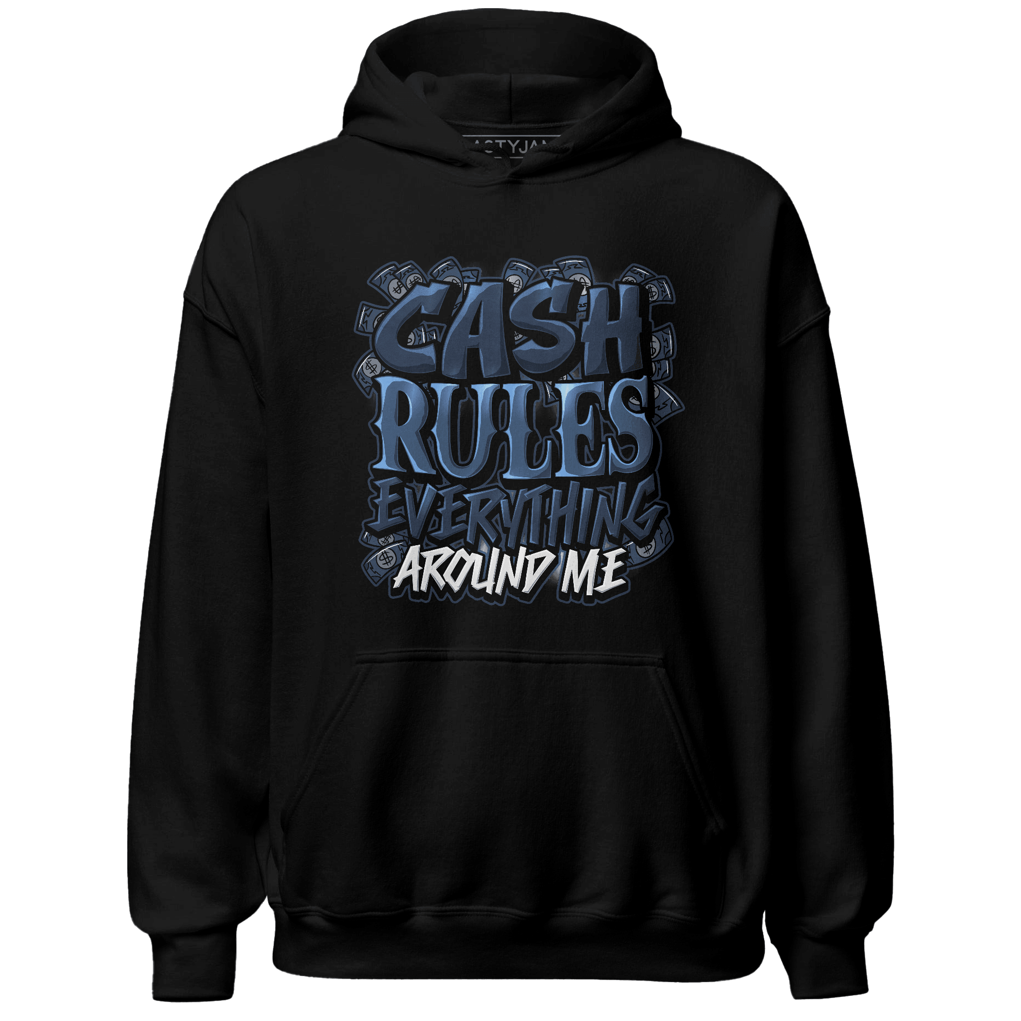 AM 1 86 Jackie RBS Hoodie Match Cash Rule E A M - NastyJamz