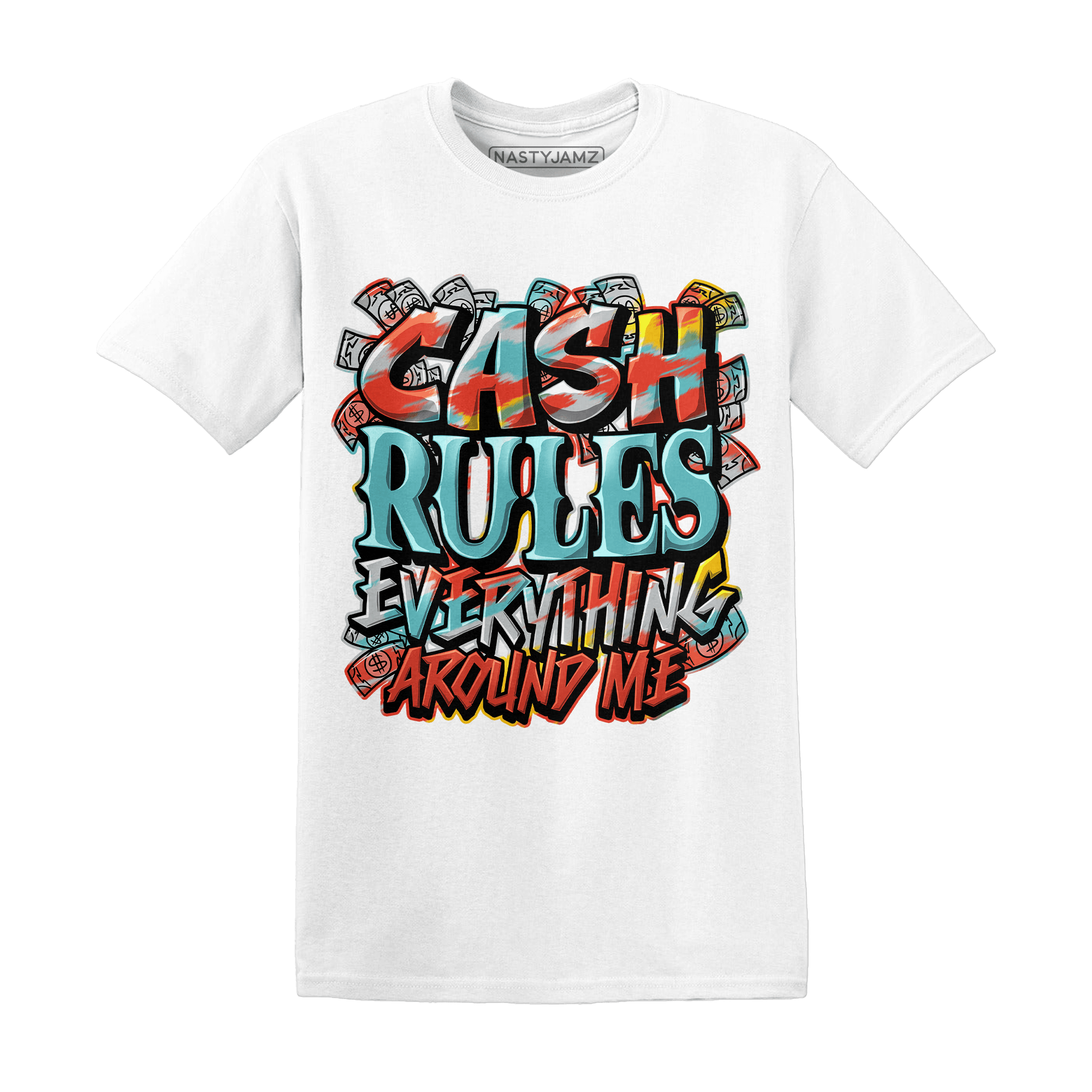 KB 8 Protro Venice Beach T Shirt Match Cash Rule E A M - NastyJamz