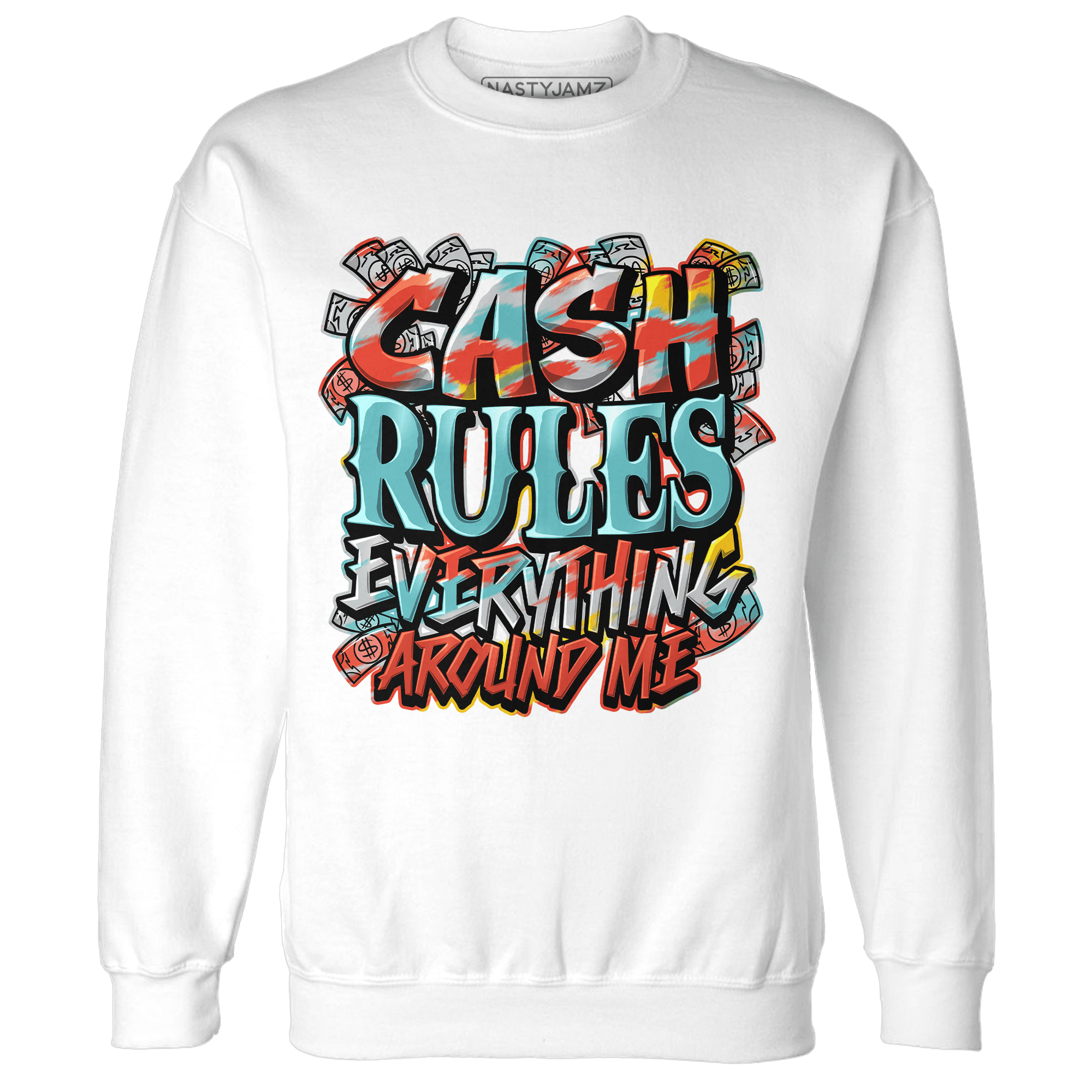 KB 8 Protro Venice Beach Sweatshirt Match Cash Rule E A M - NastyJamz