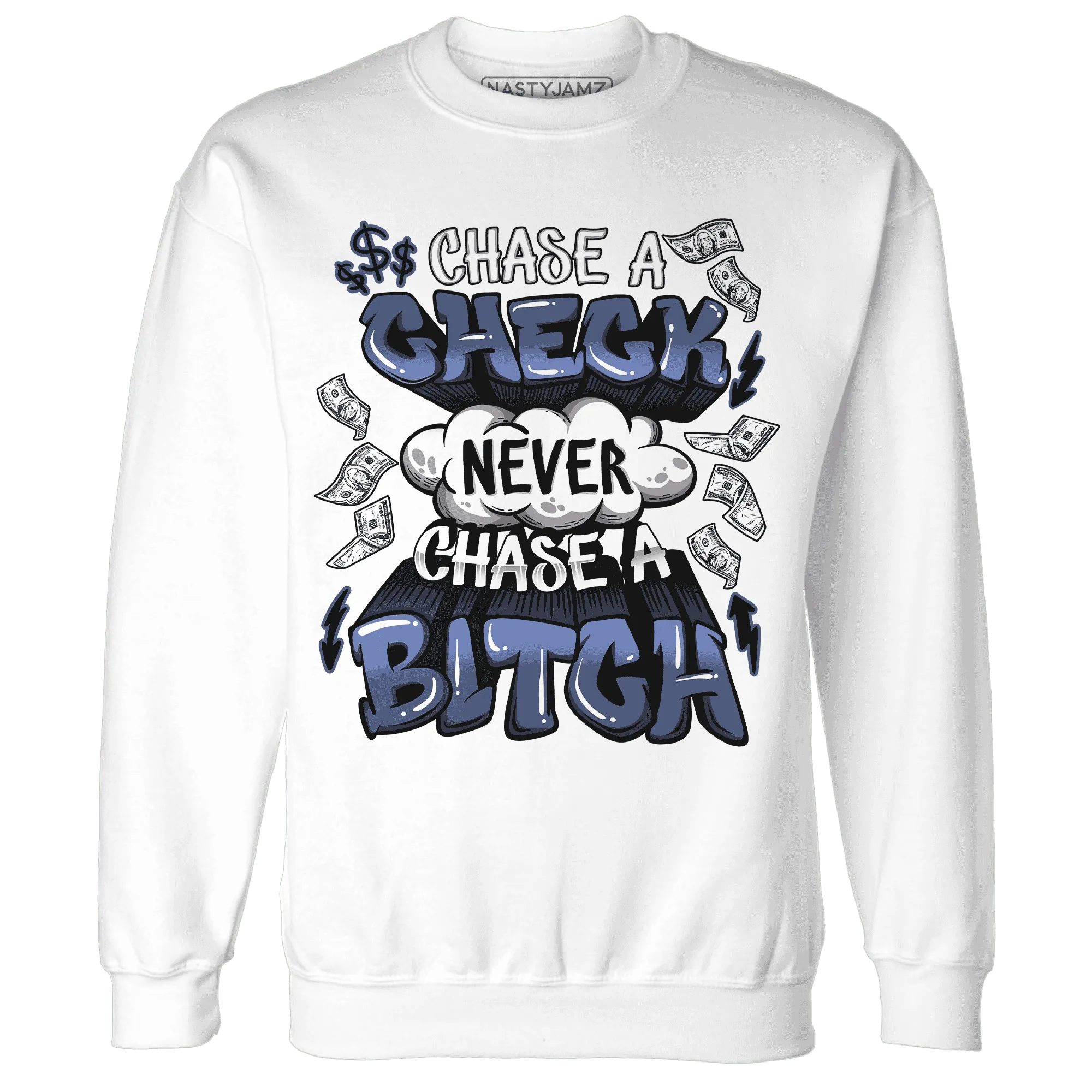 Low-Diffused-Blue-11s-Sweatshirt-Match-Chase-A-Check