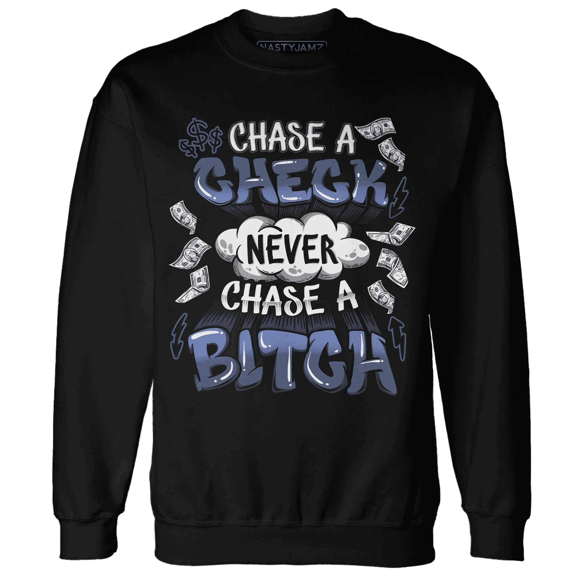 Low-Diffused-Blue-11s-Sweatshirt-Match-Chase-A-Check