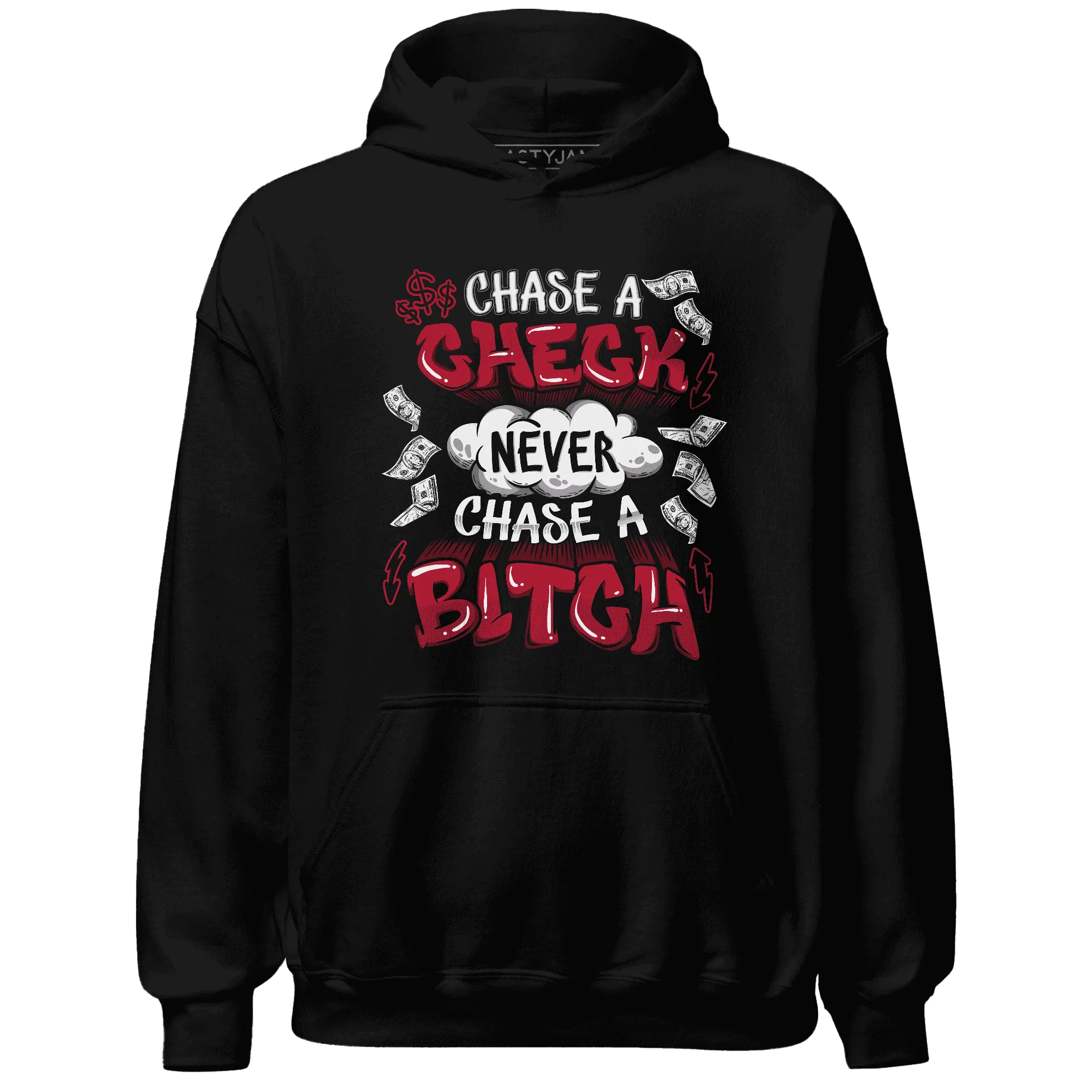 Retro-Red-Taxi-12s-Hoodie-Match-Chase-A-Check