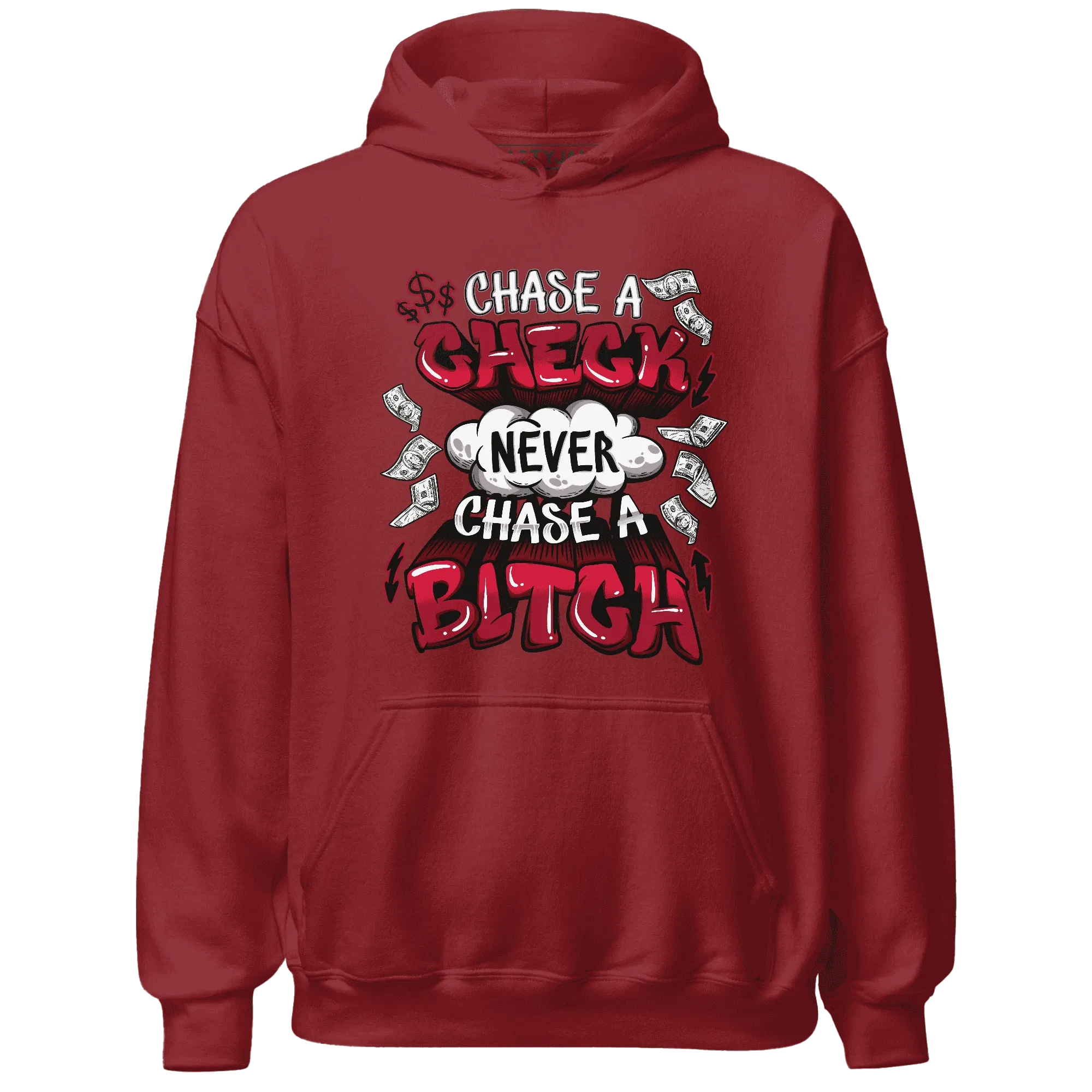 Retro-Red-Taxi-12s-Hoodie-Match-Chase-A-Check