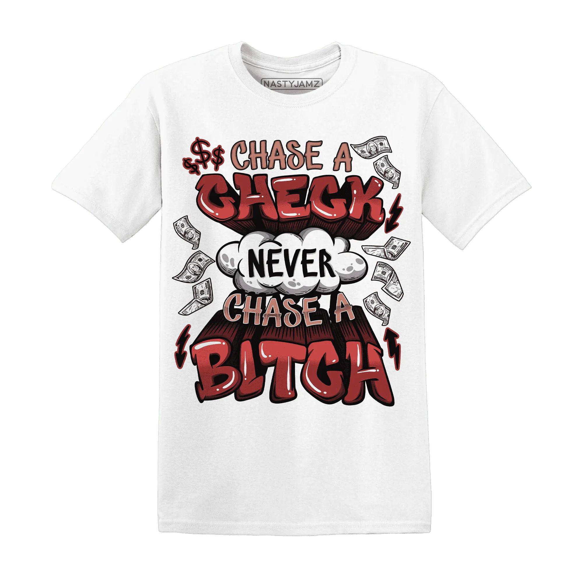Dune-Red-13s-T-Shirt-Match-Chase-A-Check
