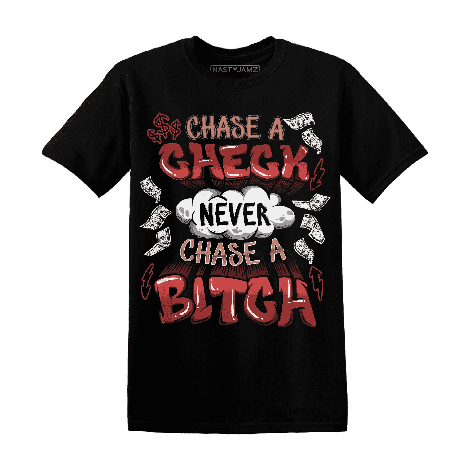 Dune-Red-13s-T-Shirt-Match-Chase-A-Check