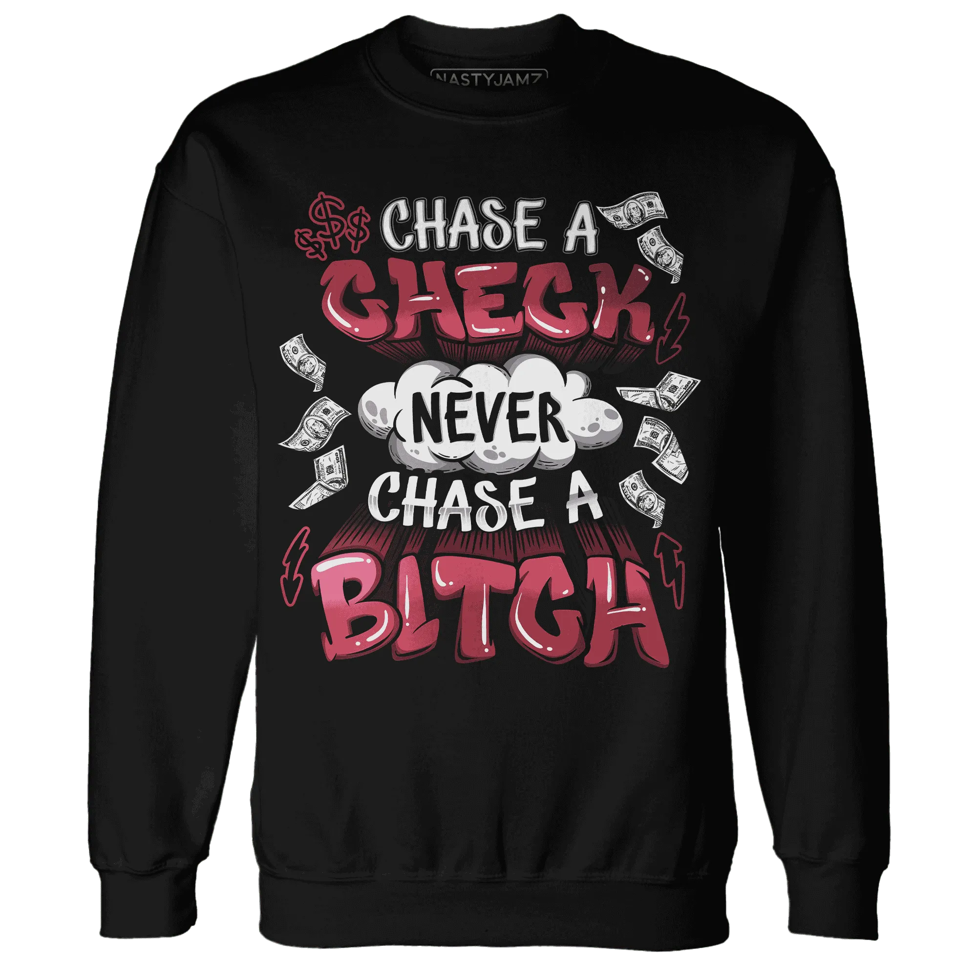 High-87-Metallic-Burgundy-1s-Sweatshirt-Match-Chase-A-Check
