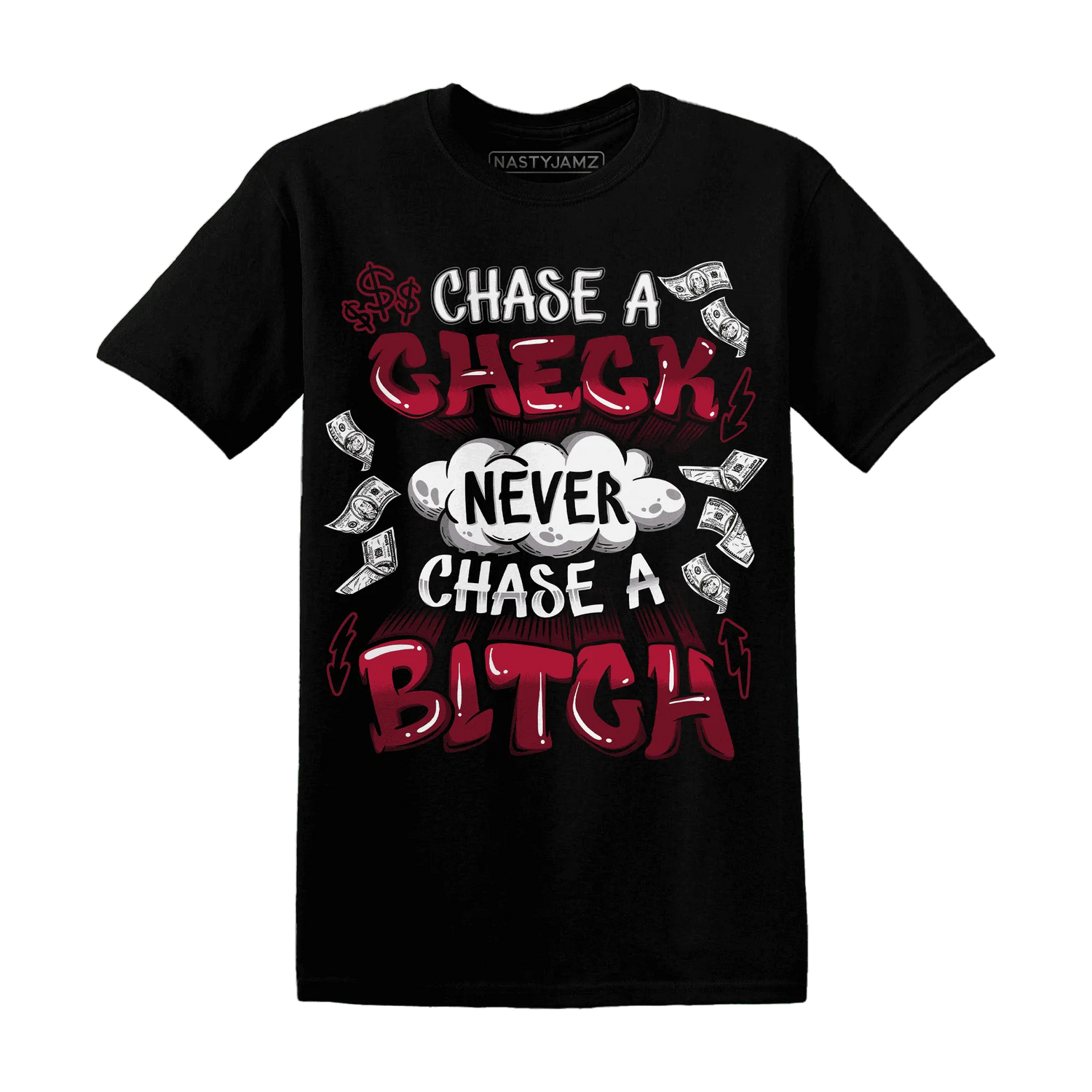 High-White-Team-Red-1s-T-Shirt-Match-Chase-A-Check