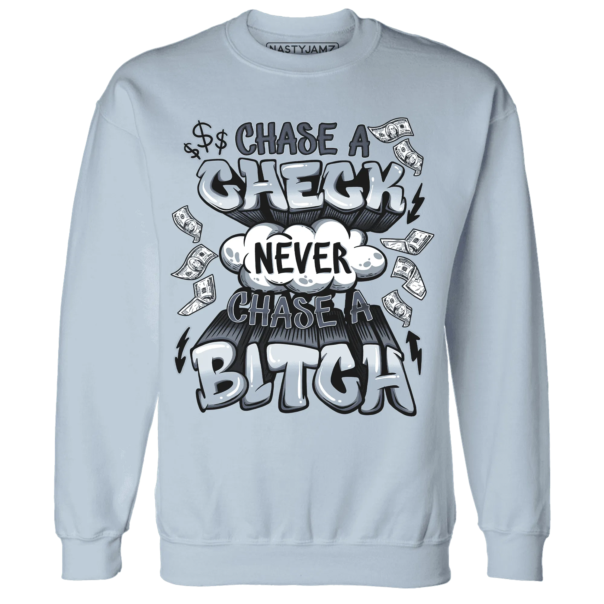 Mid-Diffused-Blue-Grey-1s-Sweatshirt-Match-Chase-A-Check