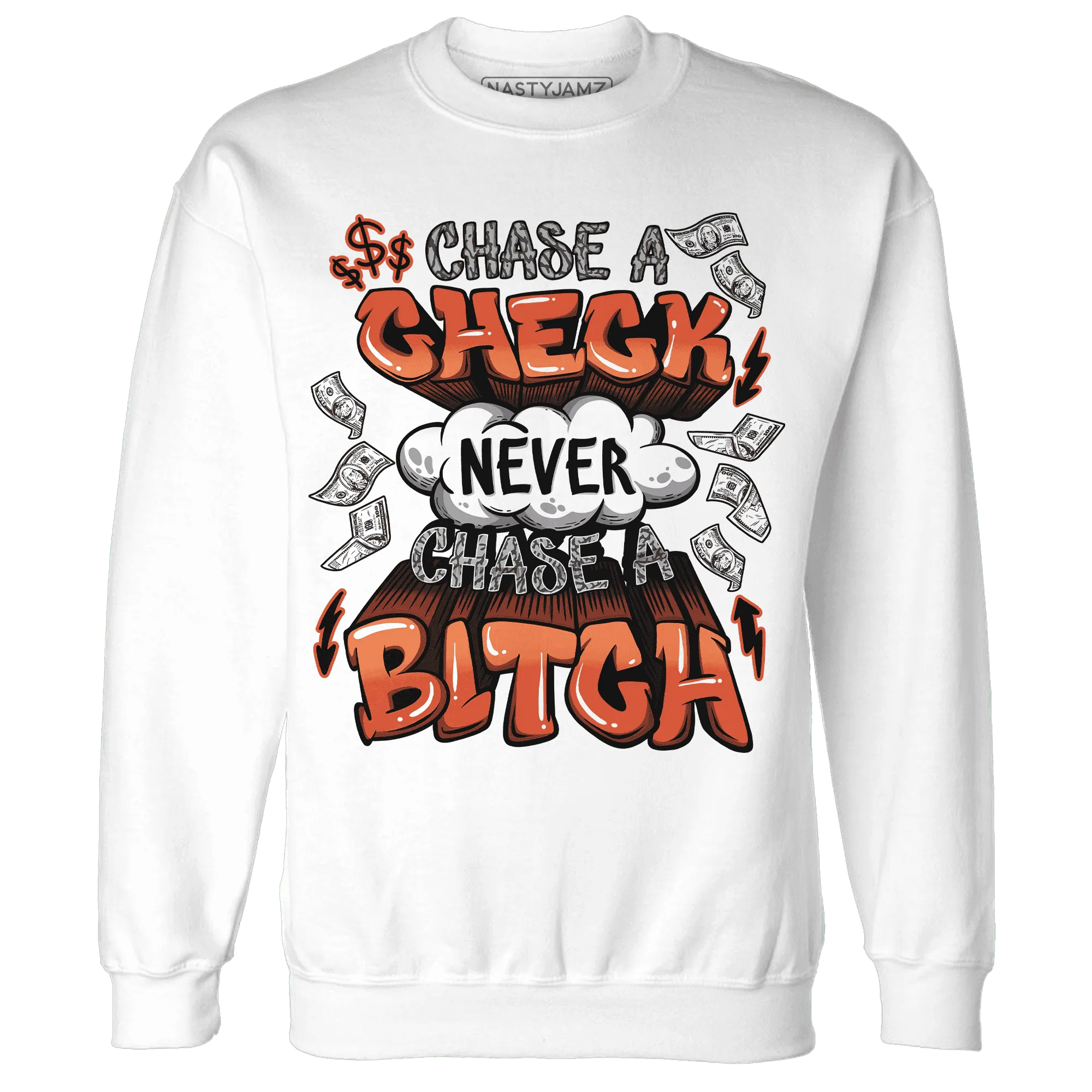 Georgia-Peach-3s-Sweatshirt-Match-Chase-A-Check