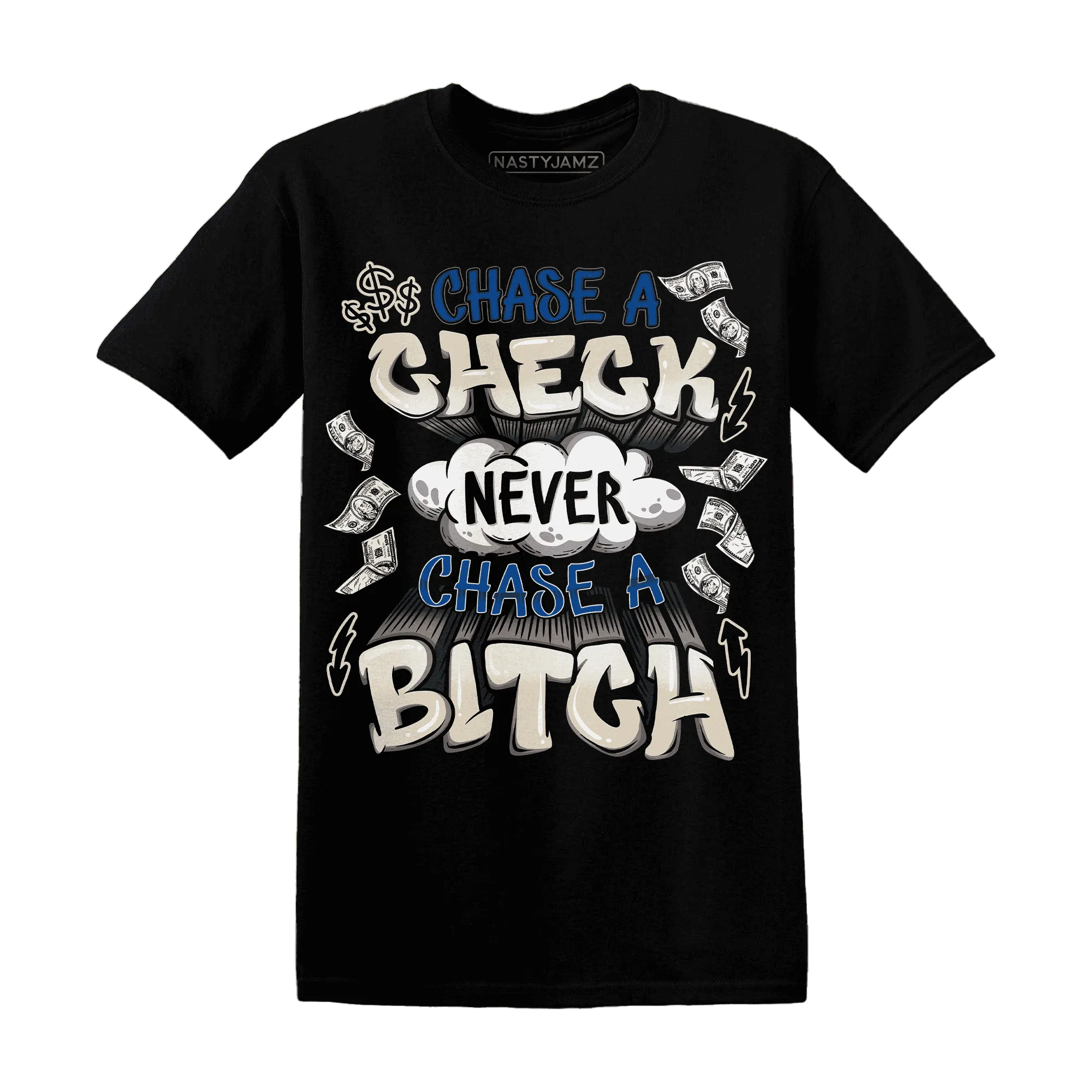 Quaiii-54-3s-T-Shirt-Match-Chase-A-Check