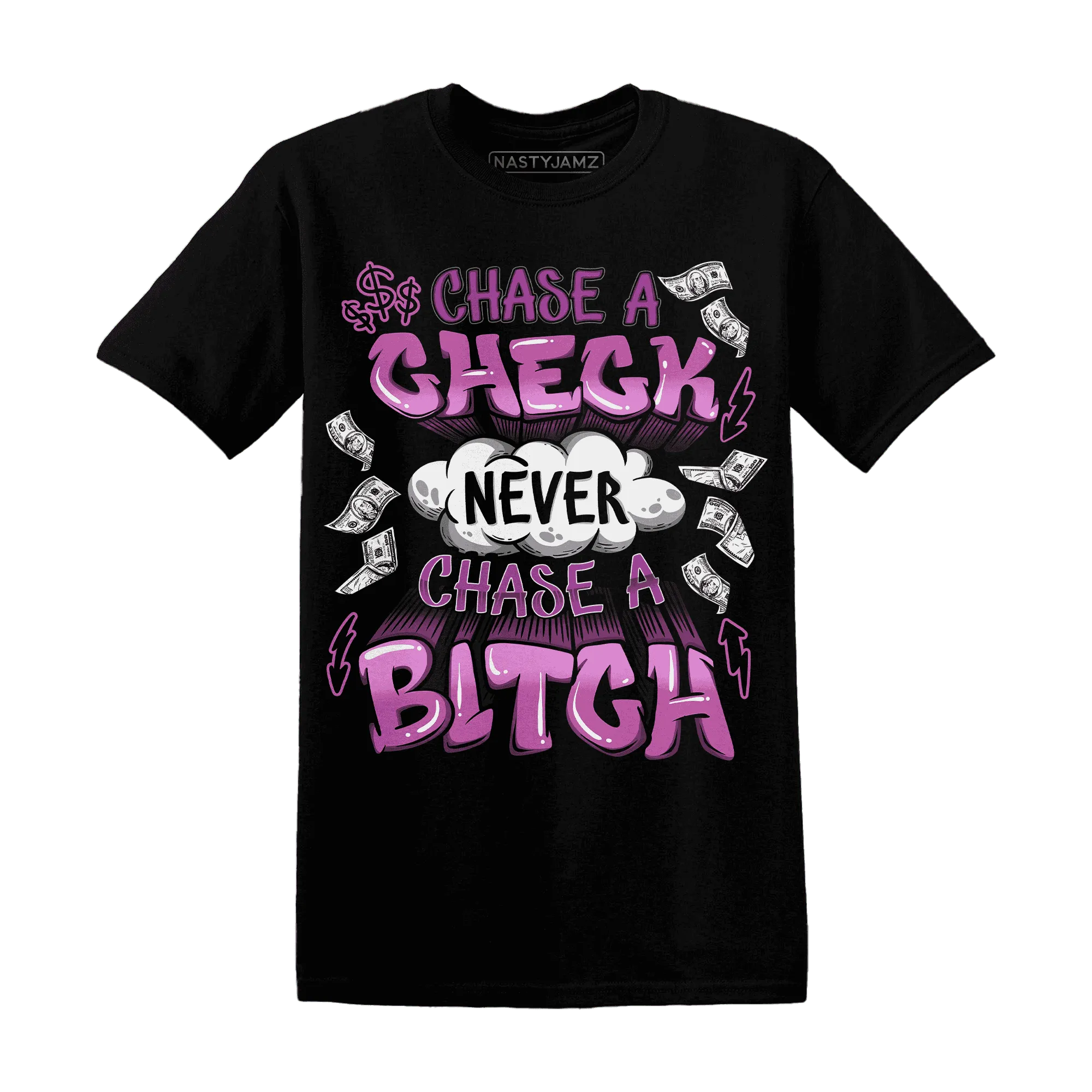 GS-Hyper-Violet-4s-T-Shirt-Match-Chase-A-Check