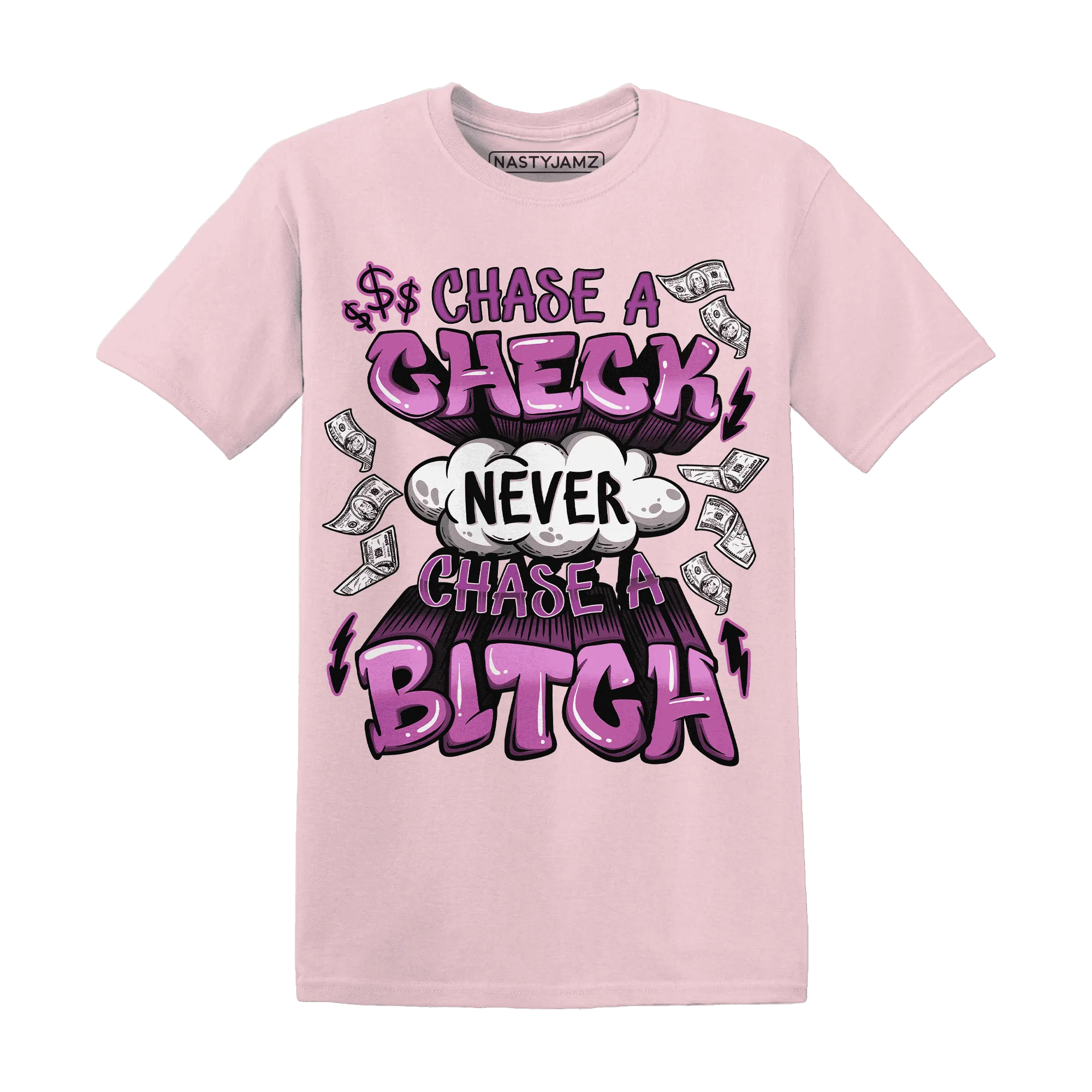 GS-Hyper-Violet-4s-T-Shirt-Match-Chase-A-Check