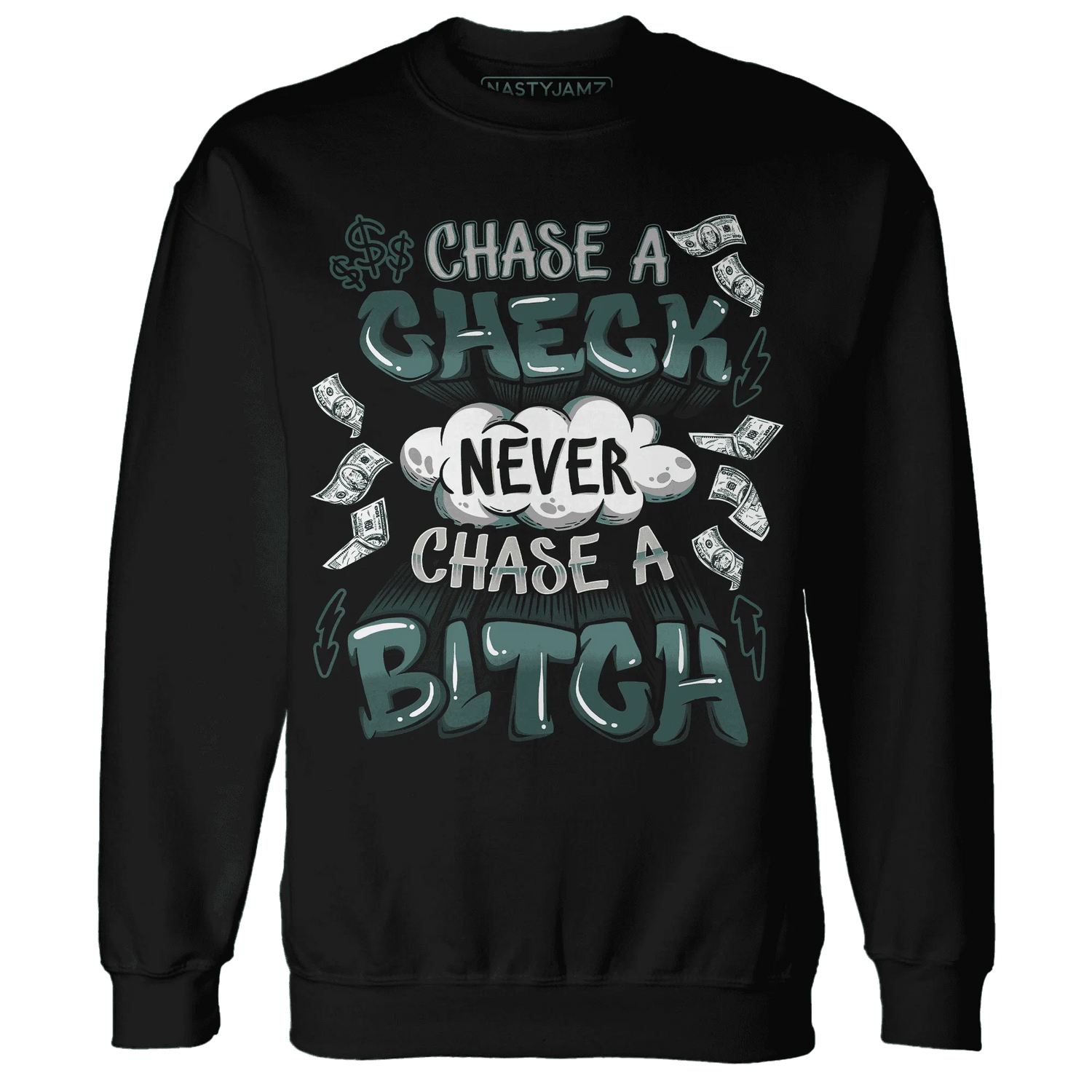 Oxidized-Green-4s-Sweatshirt-Match-Chase-A-Check