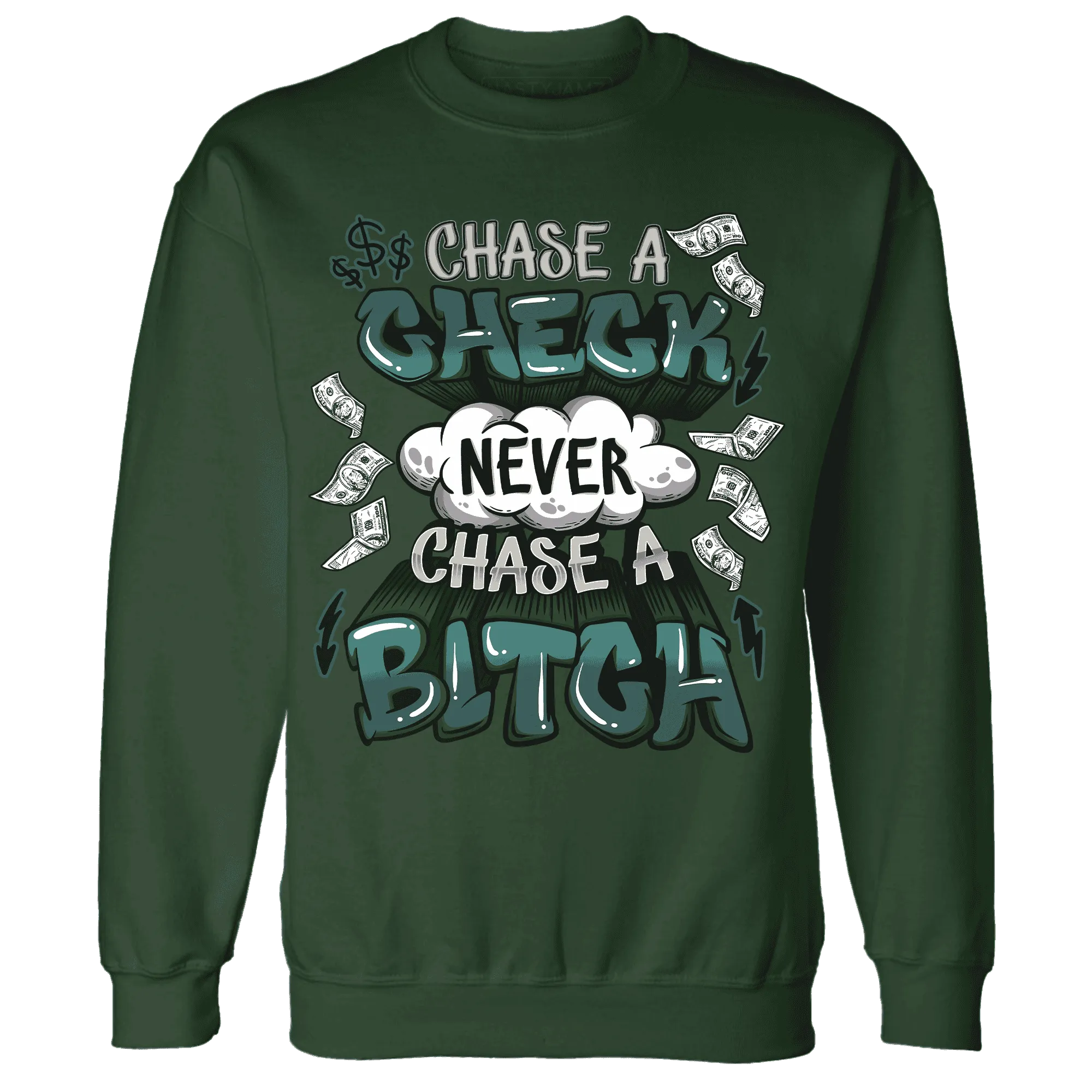 Oxidized-Green-4s-Sweatshirt-Match-Chase-A-Check