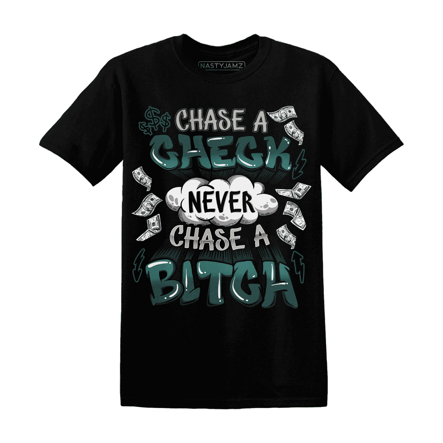 Oxidized-Green-4s-T-Shirt-Match-Chase-A-Check