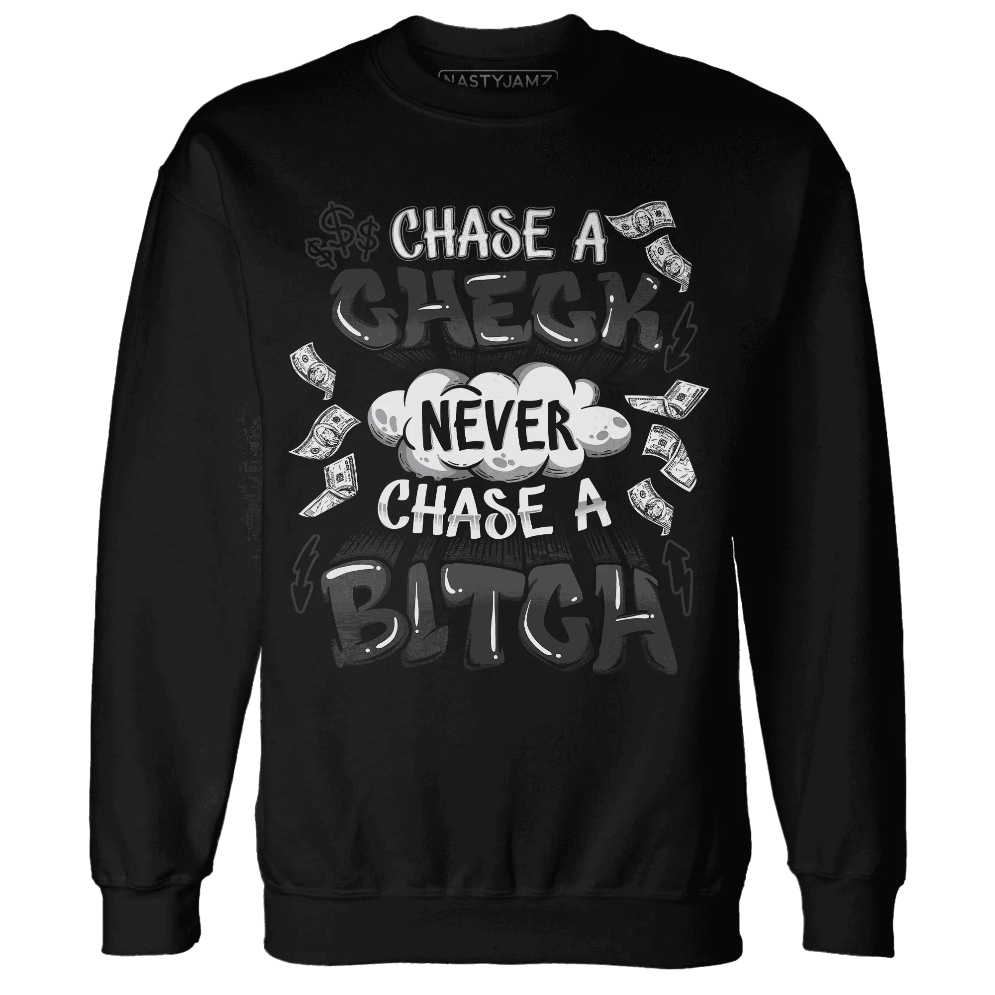 White-Thunder-4s-Sweatshirt-Match-Chase-A-Check