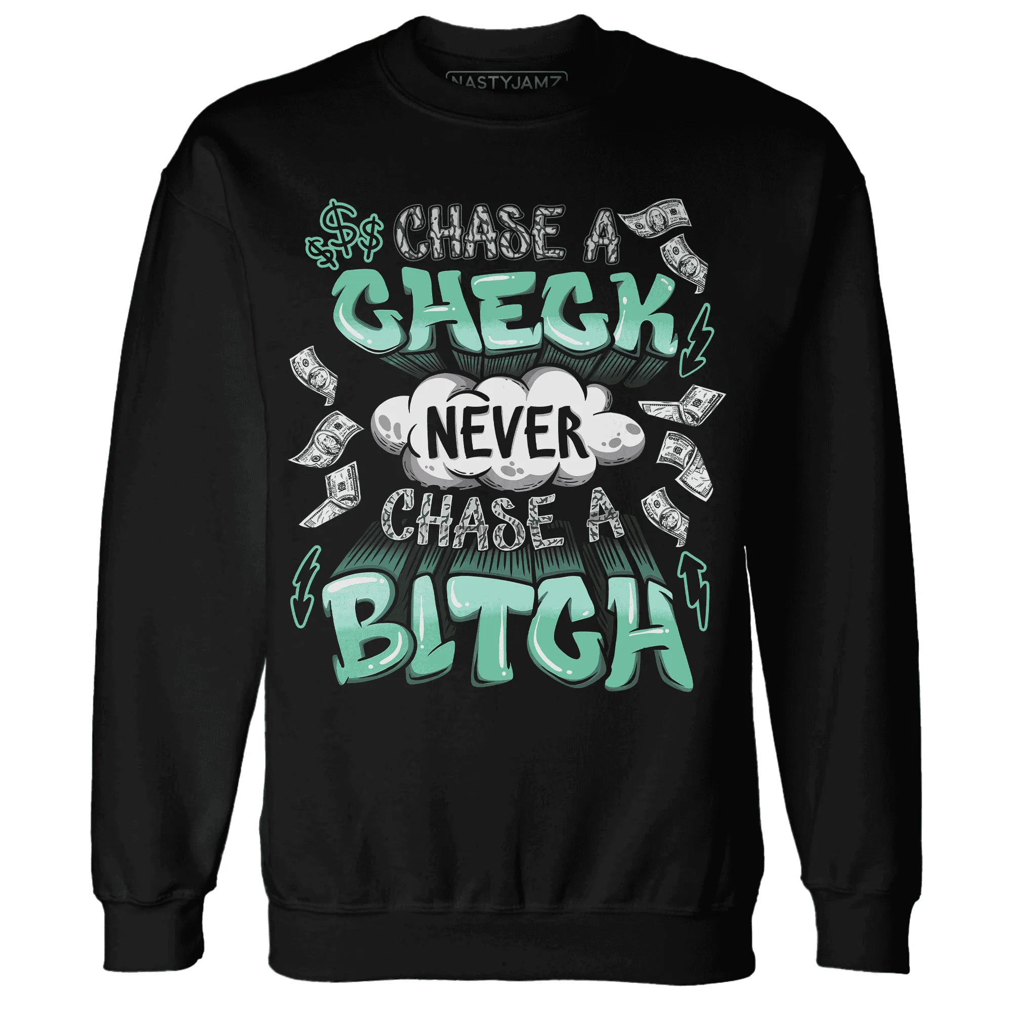 Green-Glow-3s-Sweatshirt-Match-Chase-A-Check